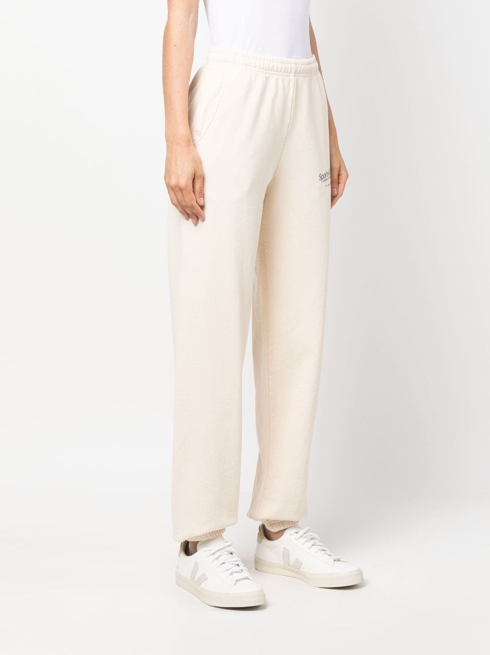 logo-print elasticated pants - 3