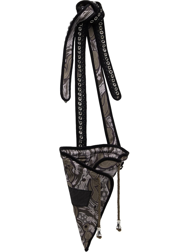 Kiko Kostadinov Gray Hatha Jersey Bag outlook