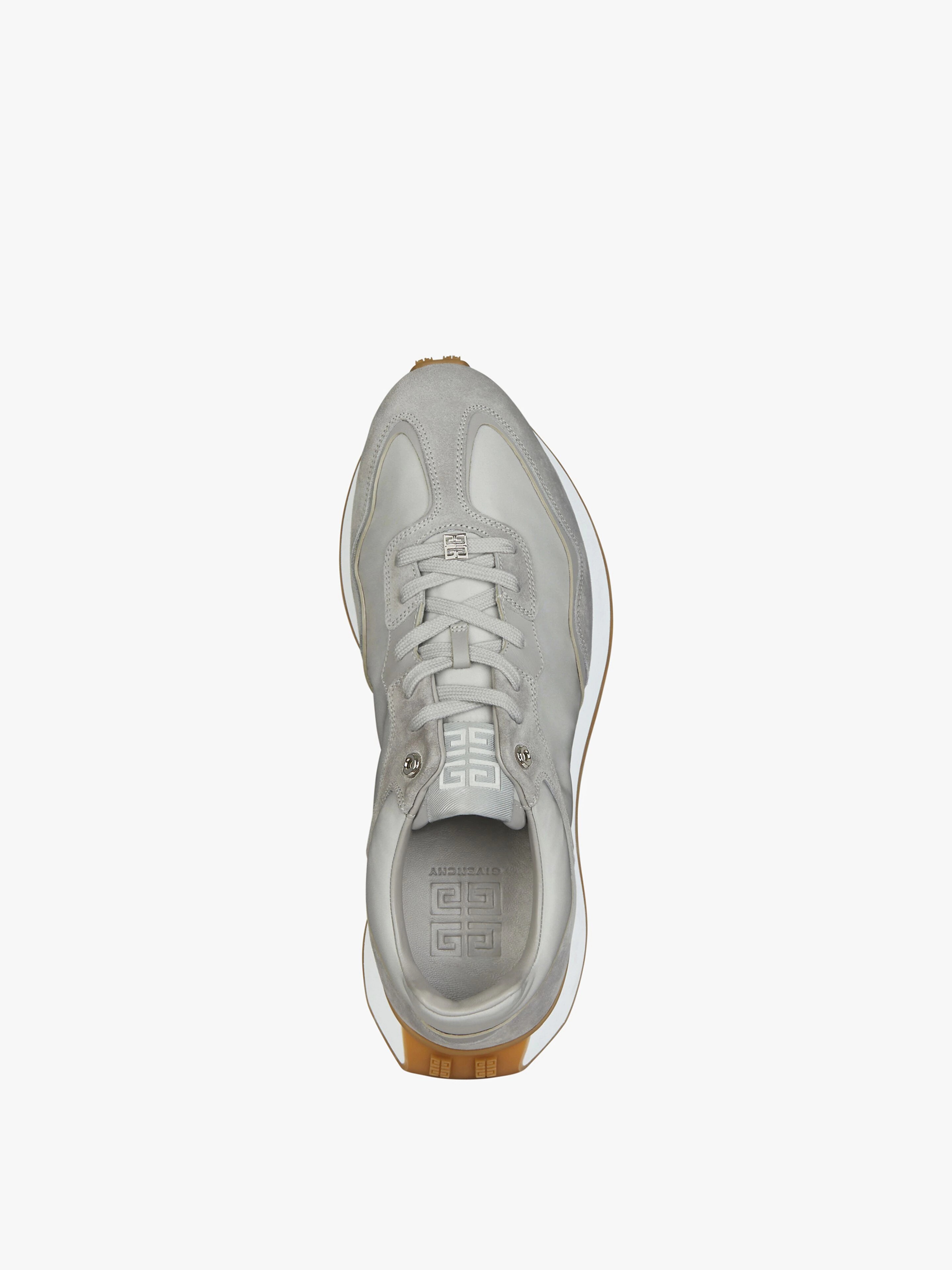 GIV RUNNER SNEAKERS IN SUEDE, LEATHER AND NYLON - 4