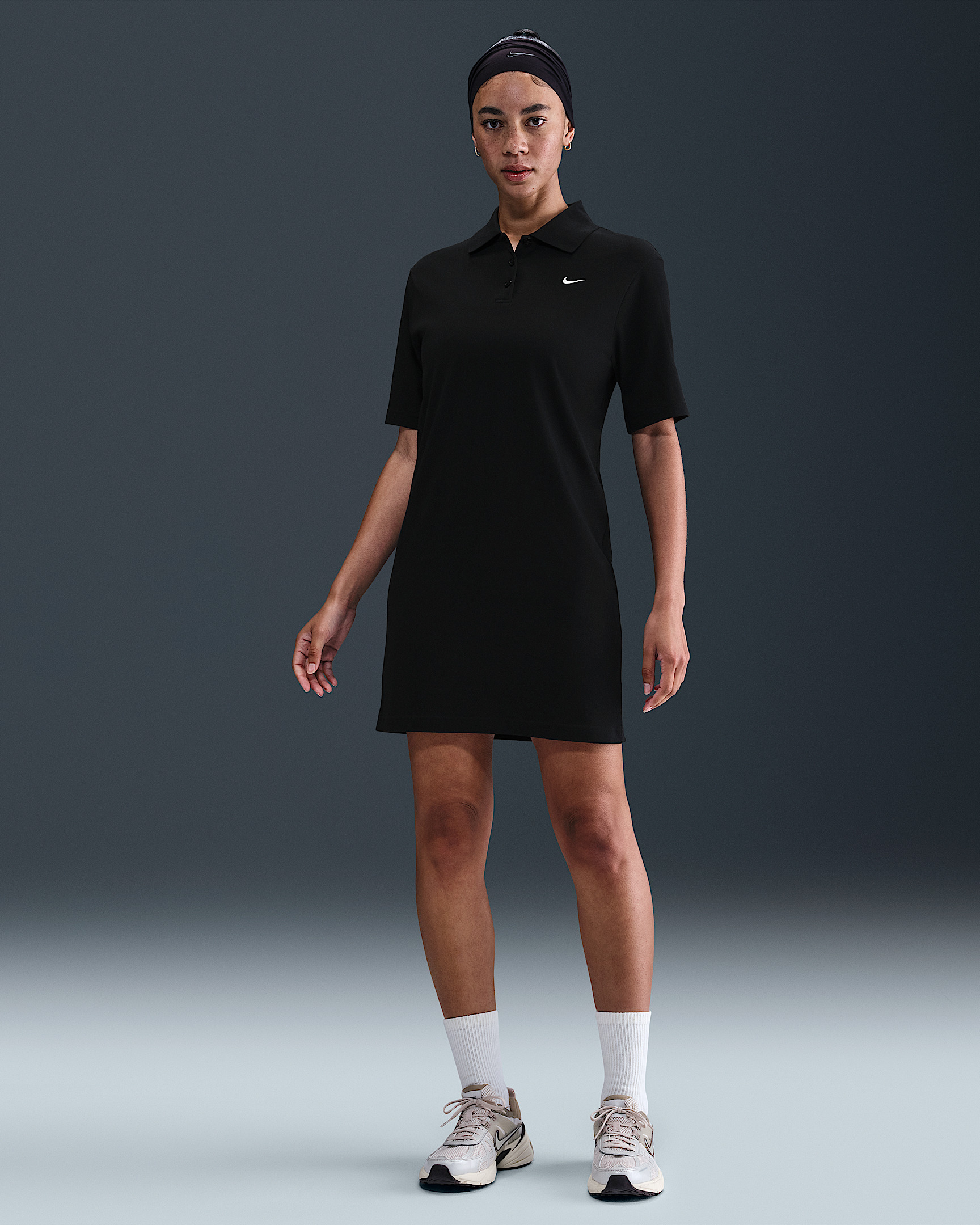 Nike Sportswear Essential Women's Short-Sleeve Polo Dress - 4
