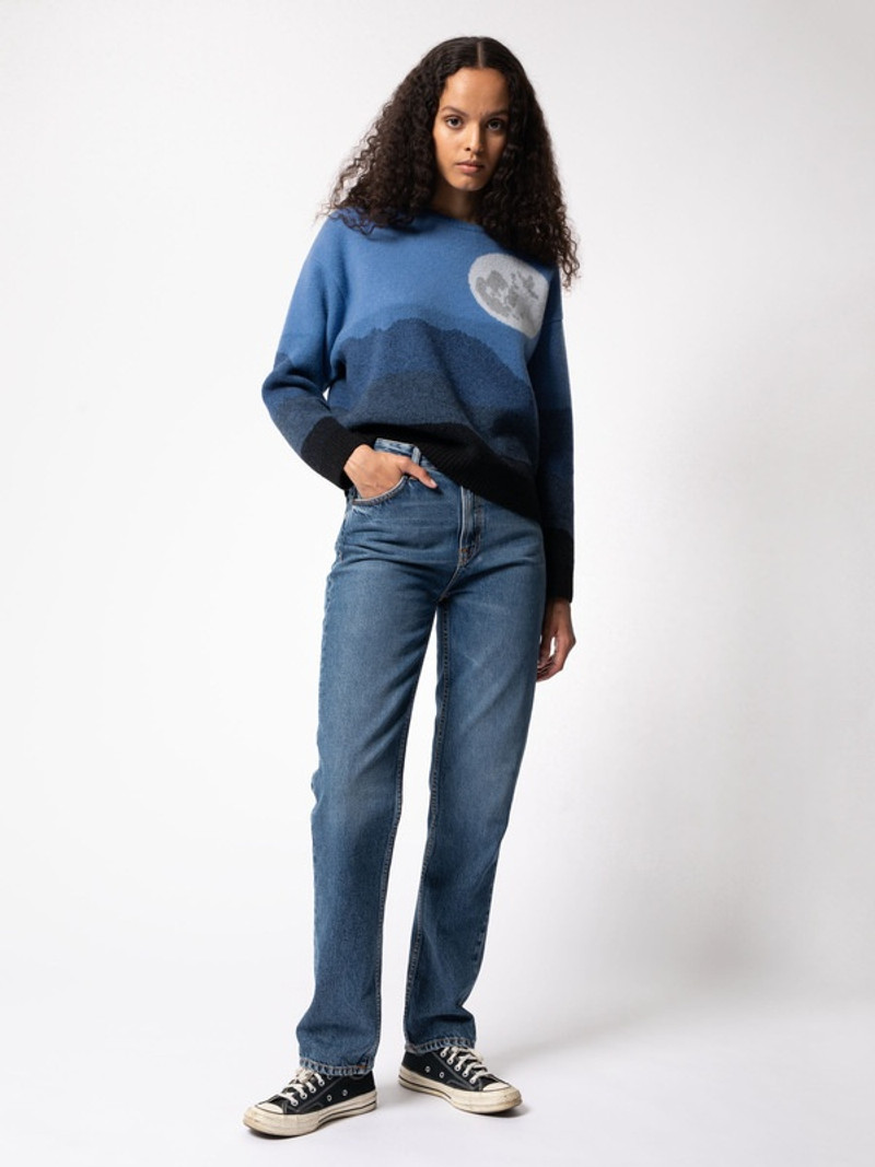 Lena Moon Sweater Blue 1