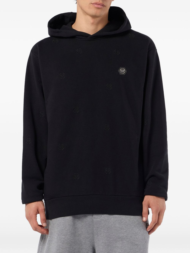 PHILIPP PLEIN logo hoodie outlook