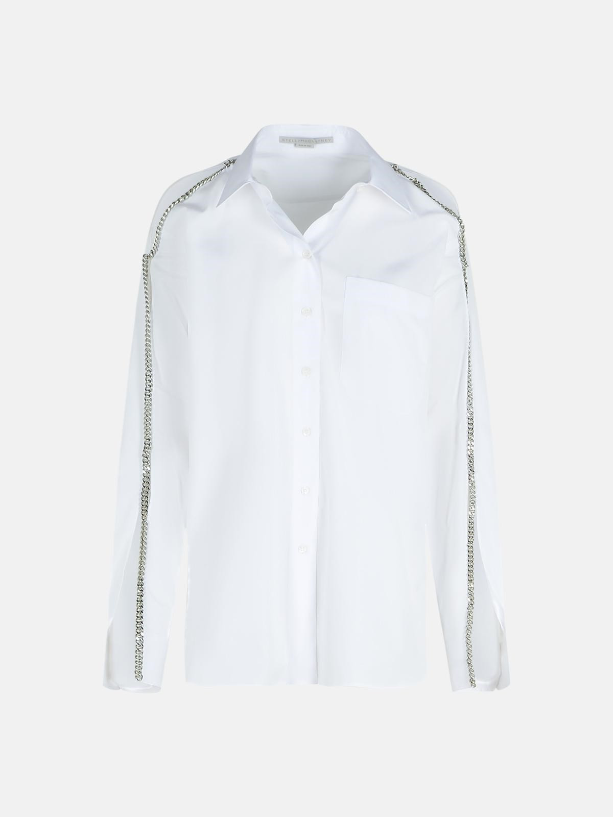 'FALABELLA' WHITE COTTON SHIRT - 1