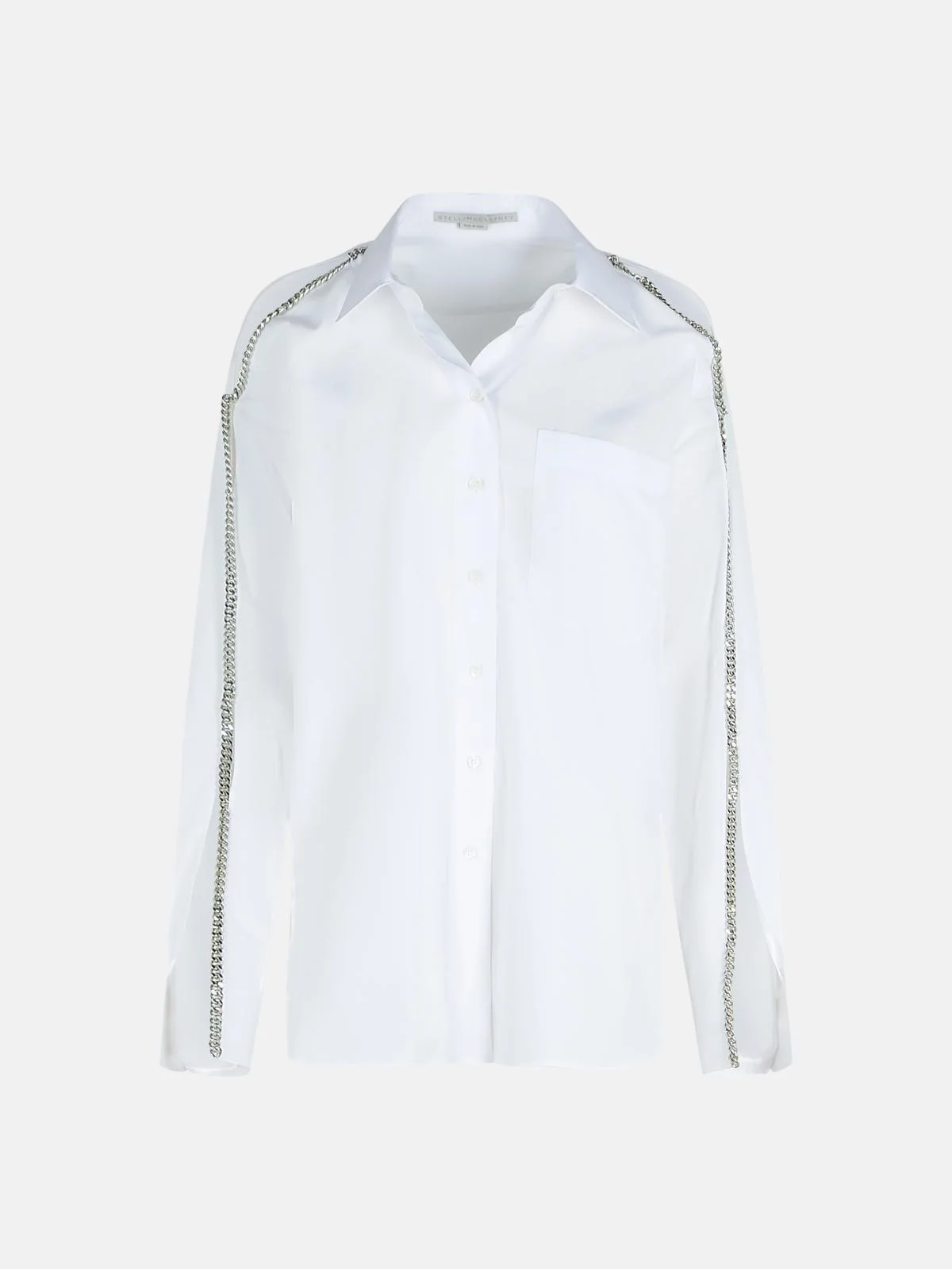 'FALABELLA' WHITE COTTON SHIRT - 1