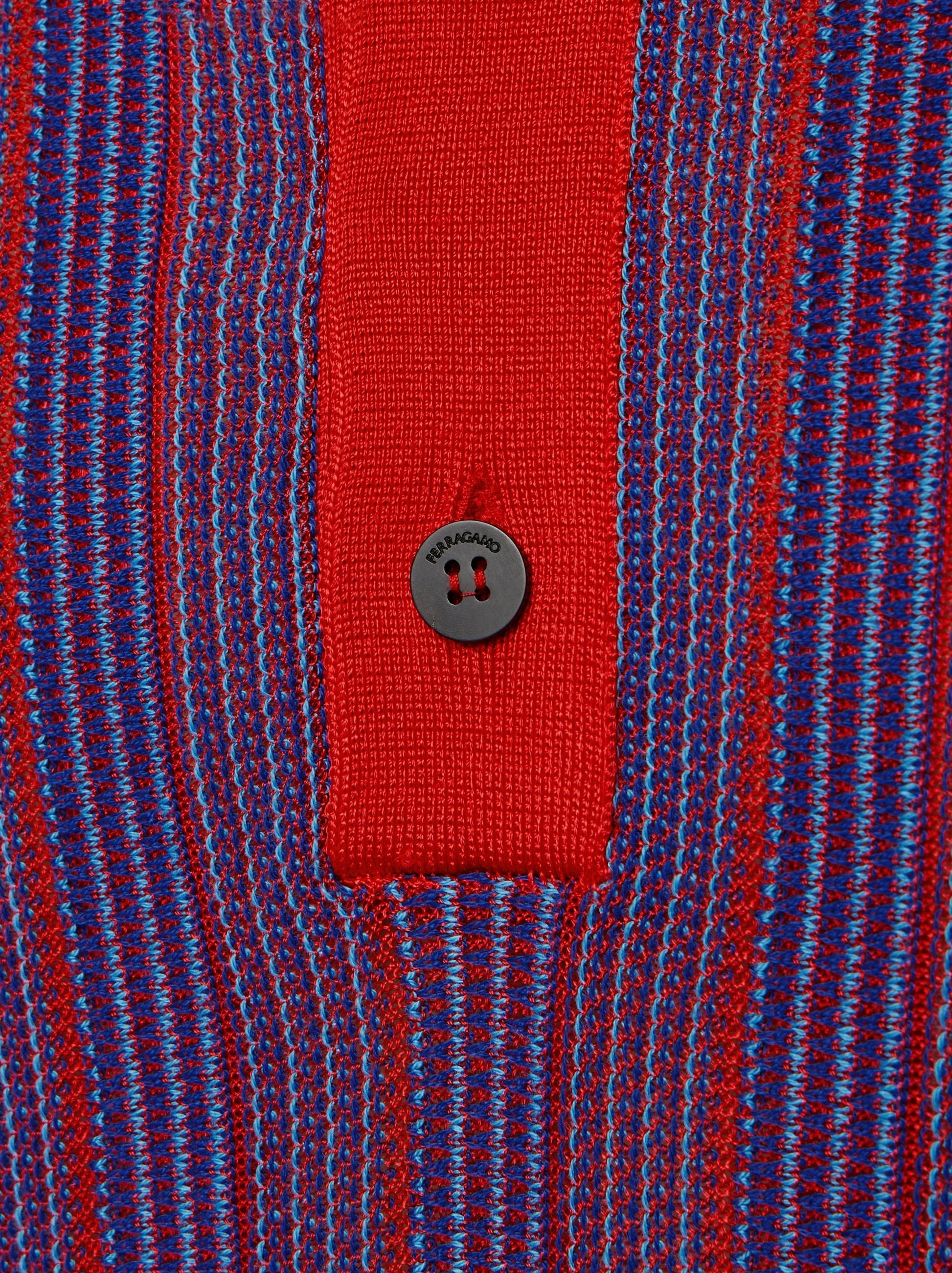 Polo with vertical stripes - 5