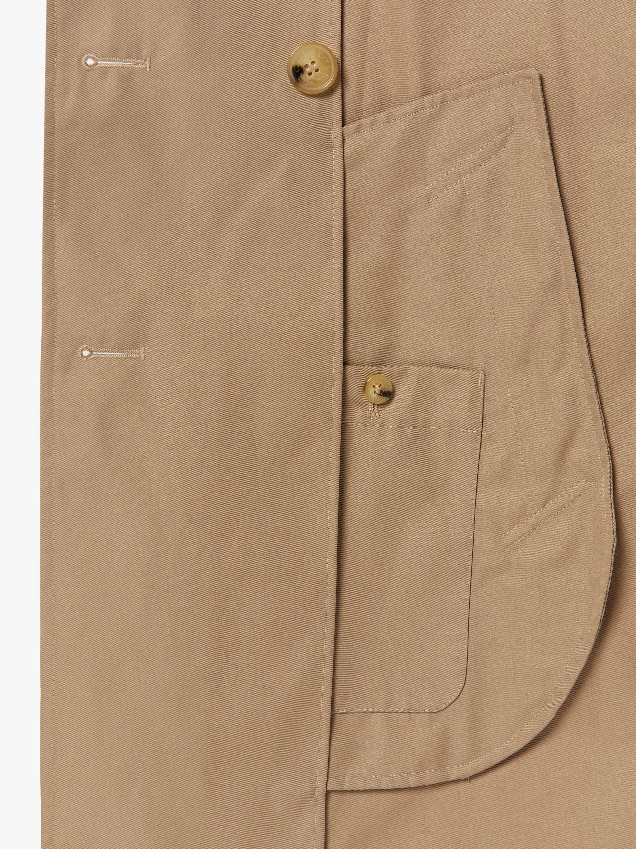 MUIE SAND COTTON SHORT TRENCH COAT | LM-1012 - 6