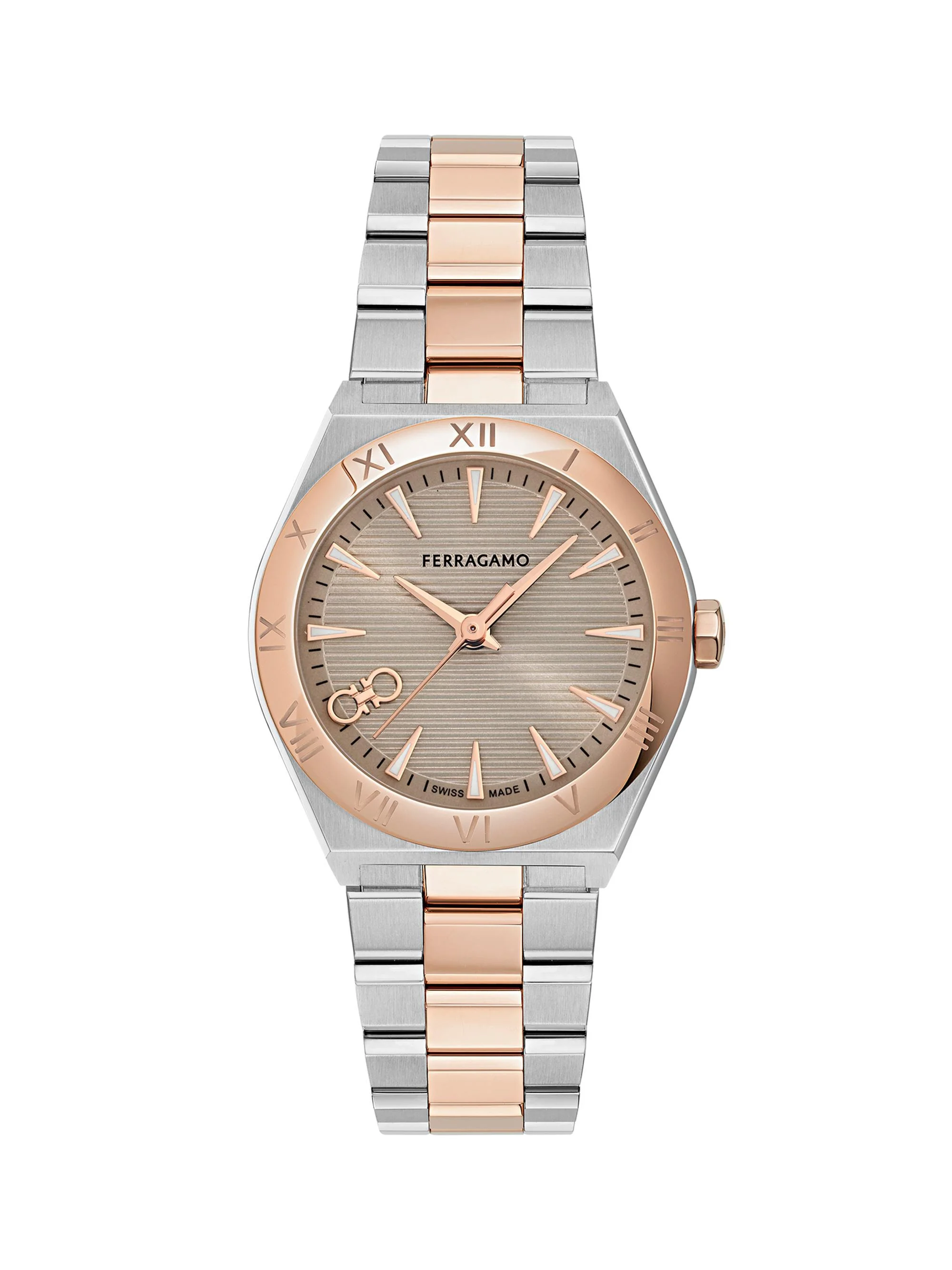 Women's Vega Upper East Stainless Steel Goldtone Bracelet Watch/28MM - Two Tone Rose Gold - 1