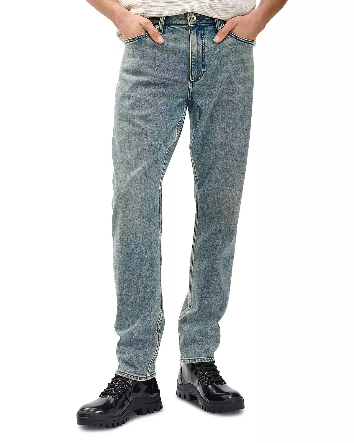 Fit 3 Authentic Stretch Straight Athletic Fit Jeans - 1