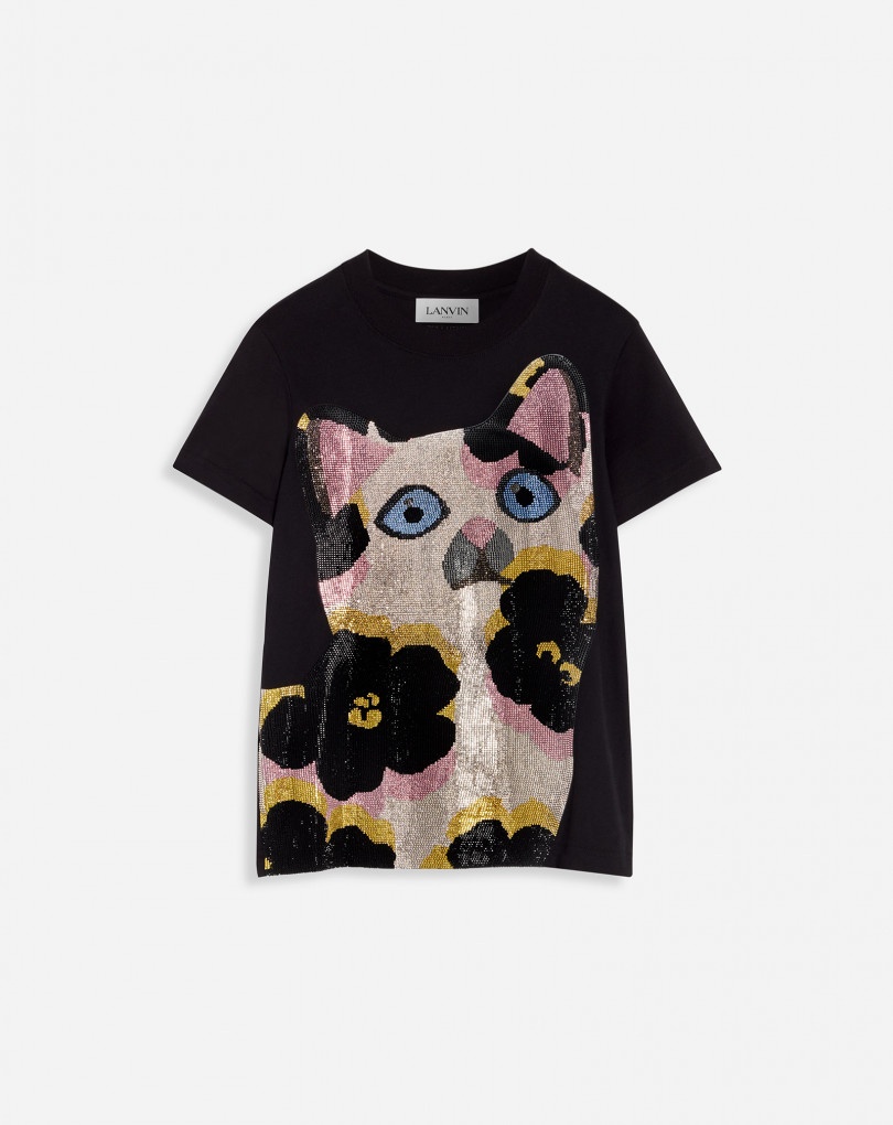 CAT X JUDITH LEIBER T-SHIRT - 1