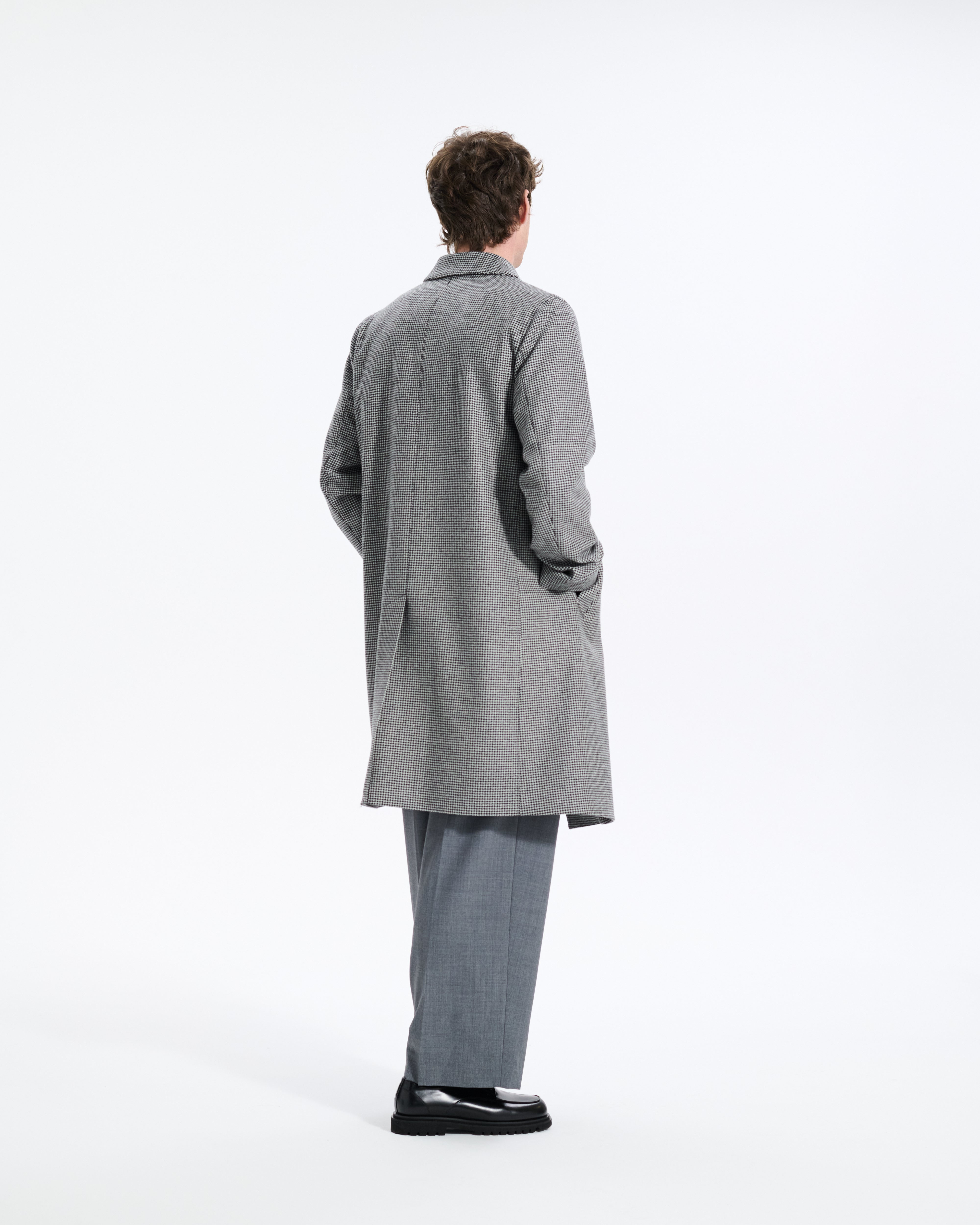Dunkeld Houndstooth Wool Coat - 2