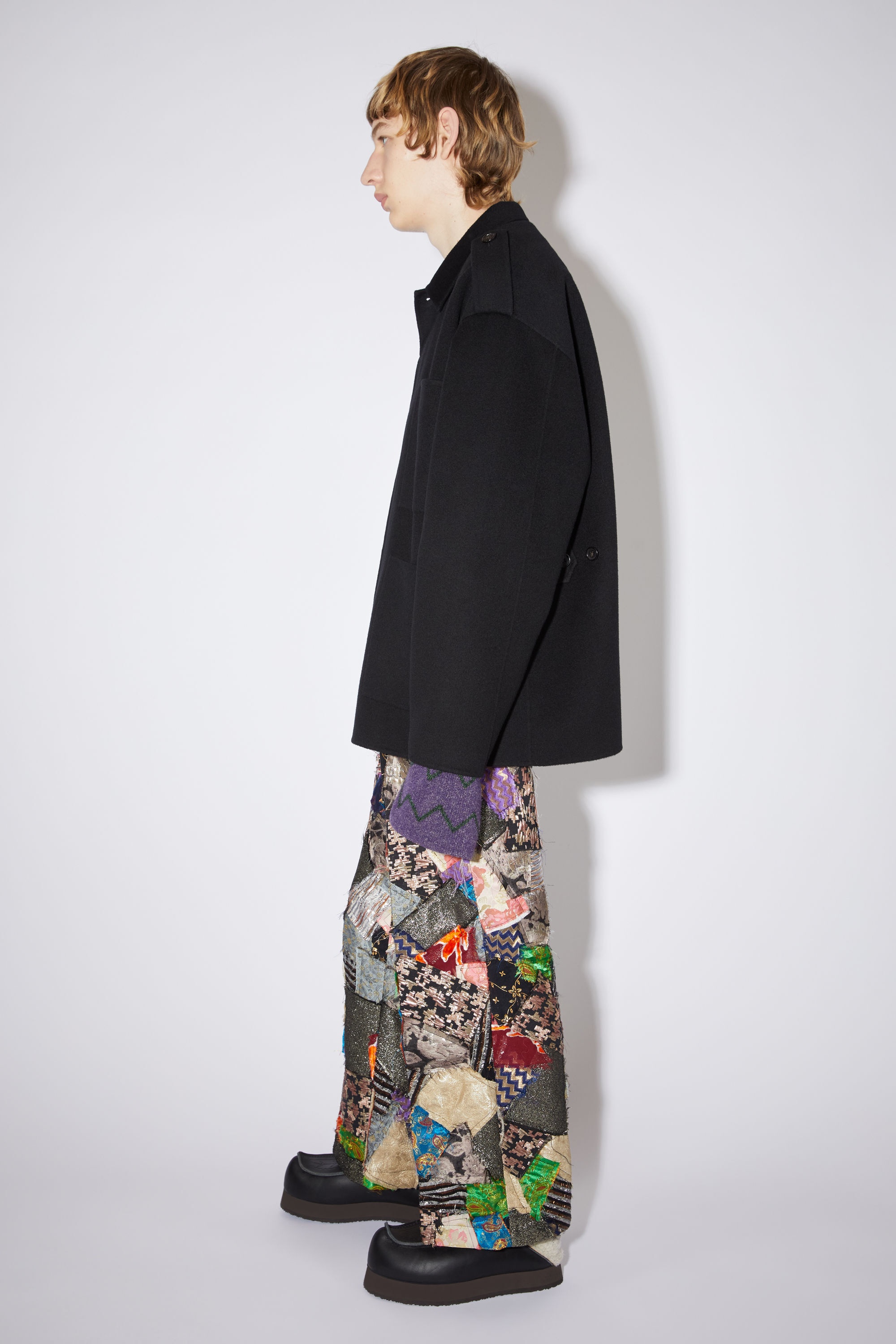 Wool jacket - Black - 4