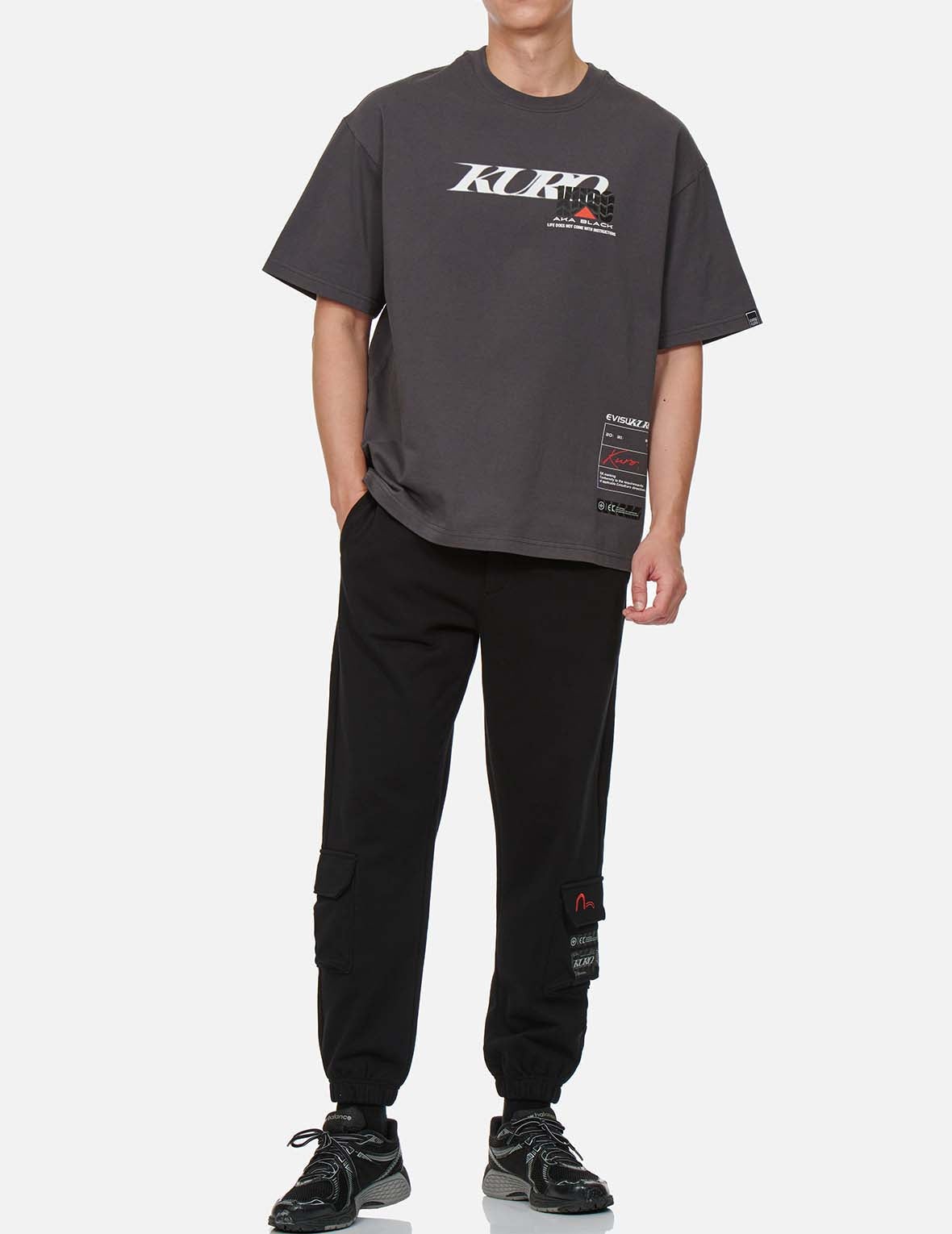Eclipse Seagull Print Cargo Sweatpants - 6