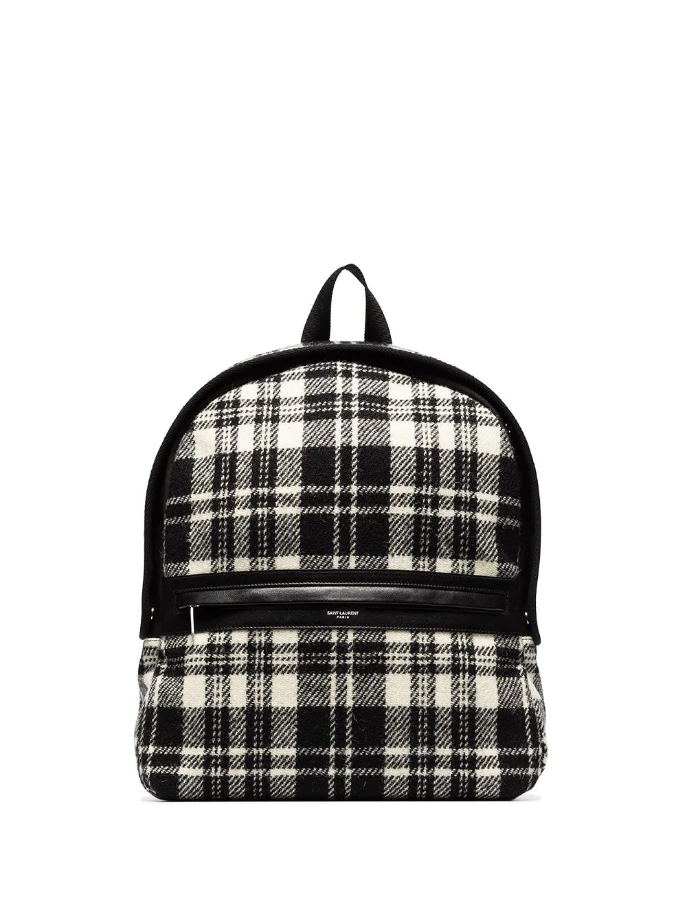 Camp check-pattern backpack - 1