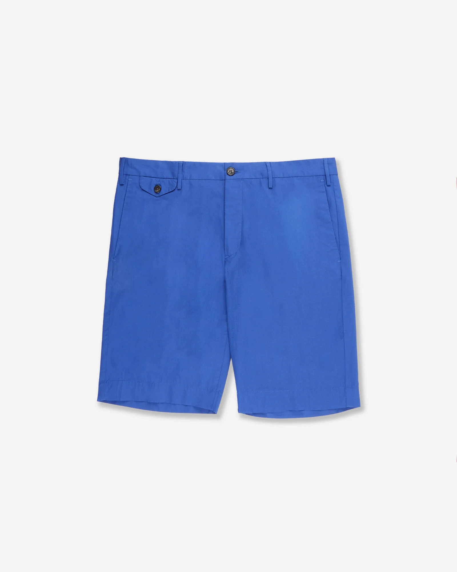 Slim fit cotton poplin Bermuda shorts - 1