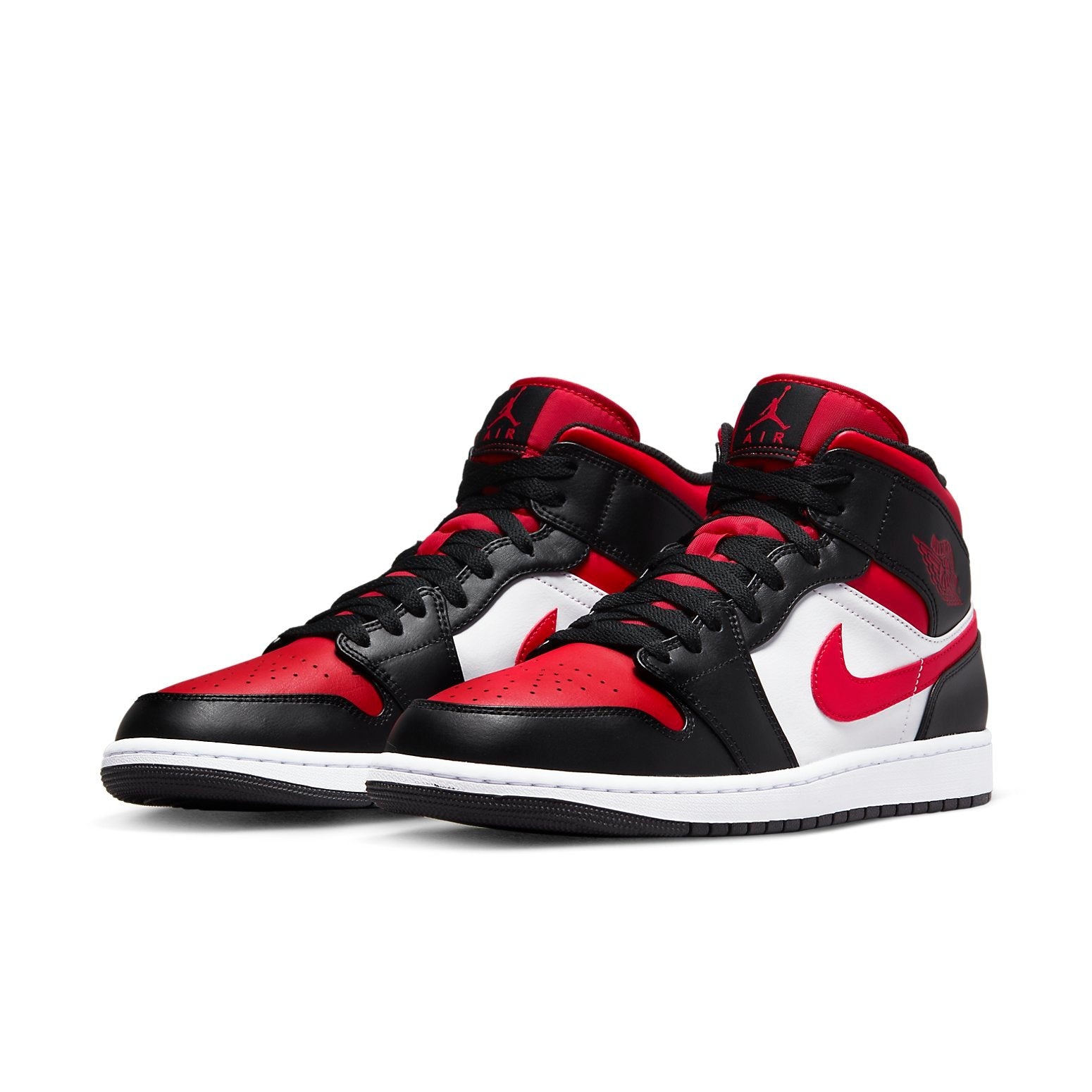 Air Jordan 1 Mid 'Bred Toe' 554724-079 - 3