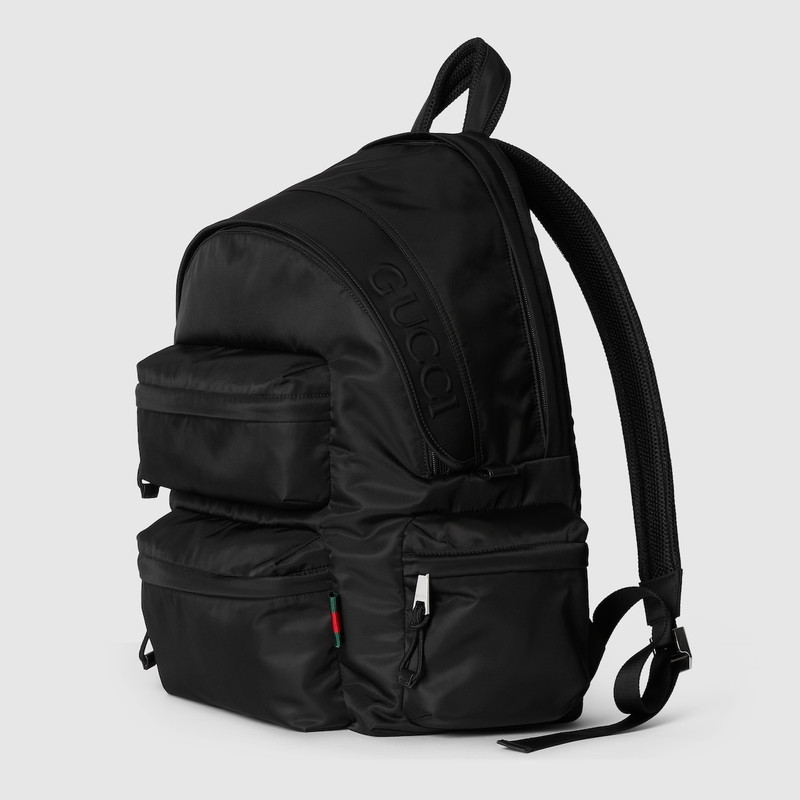 GUCCI Large backpack with Gucci logo outlook