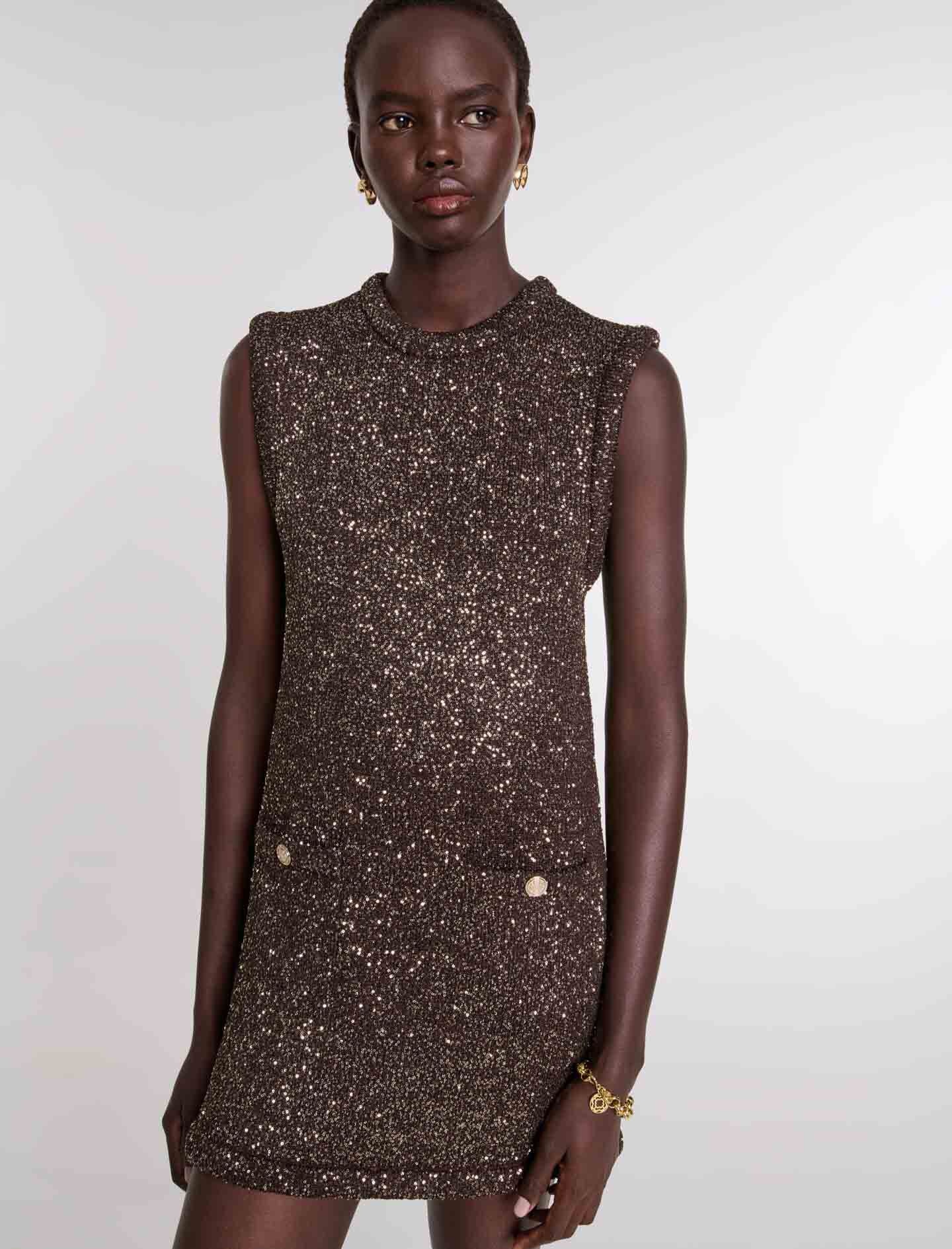 Short sequin dress - 5