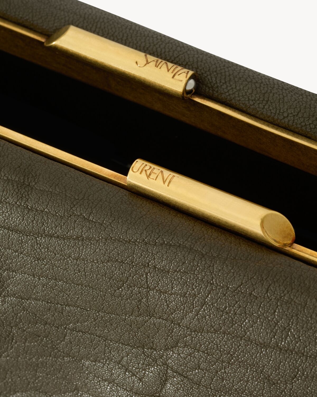 SAINT LAURENT CLUTCH LARGE IN LAMBSKIN - 5
