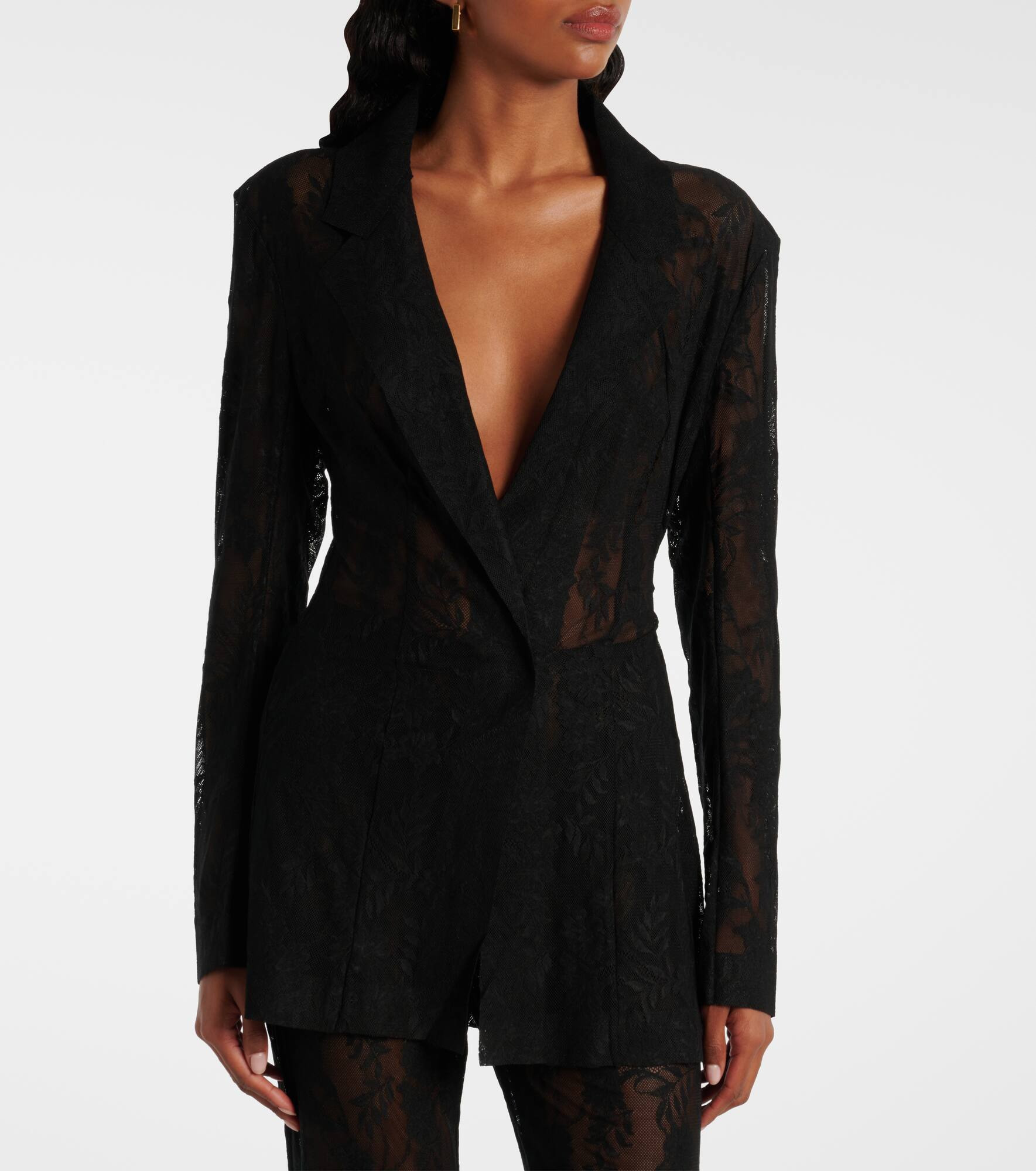 Lace blazer - 5