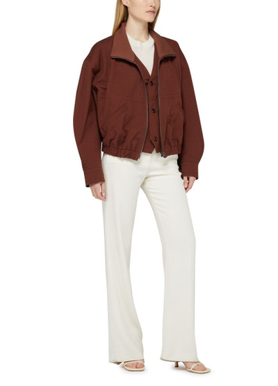Lemaire Double layer blouson with rib outlook