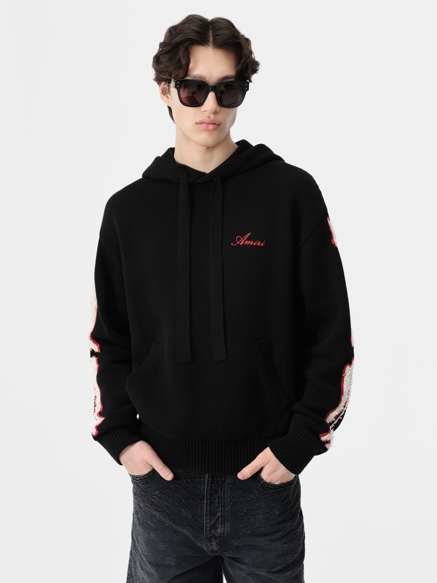 AMIRI Bones hooded jumper | farfetch | REVERSIBLE