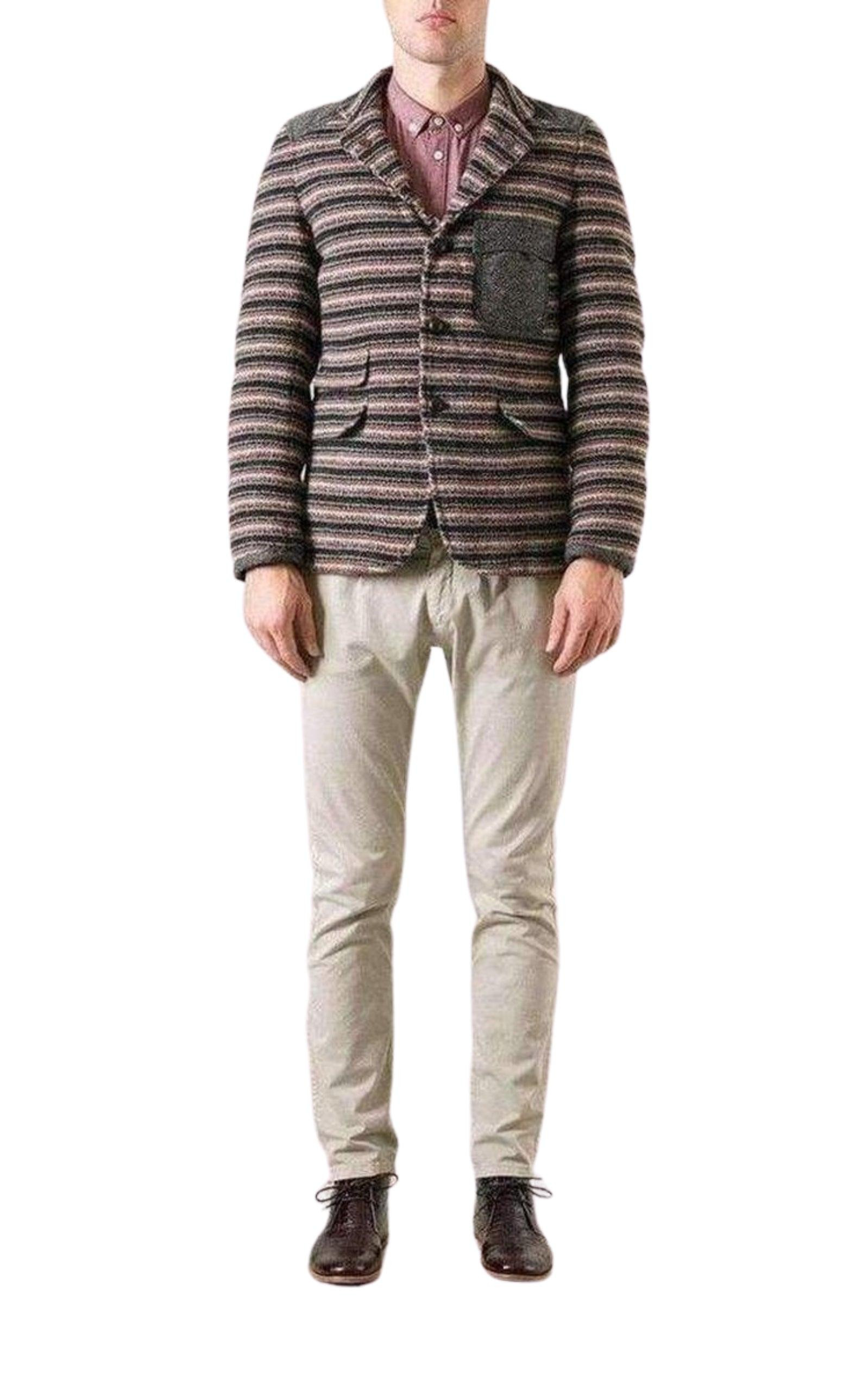 Duvetica Padded Multi Colored Button Up Jacket - 2