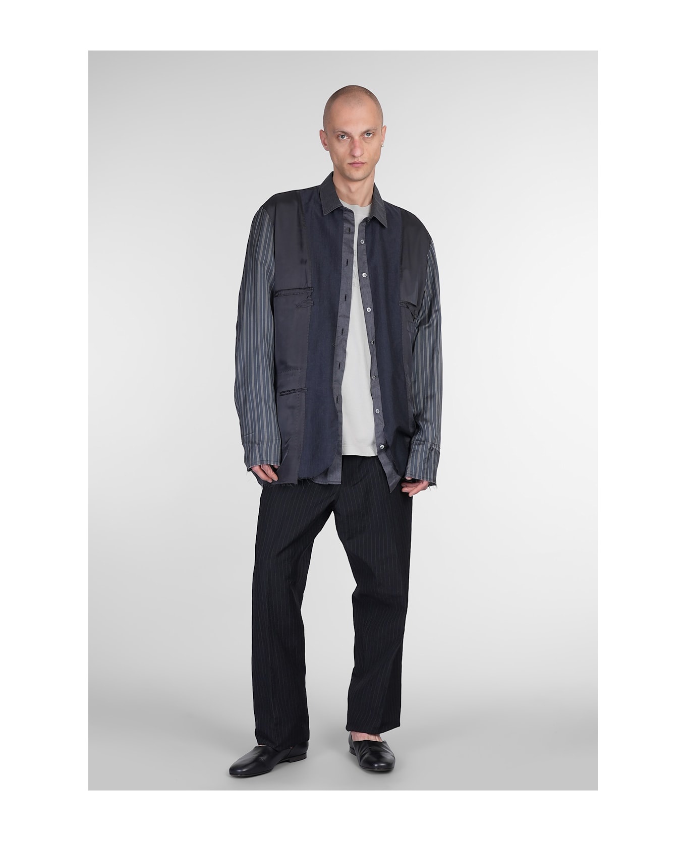 Casual Jacket In Multicolor Wool - 5
