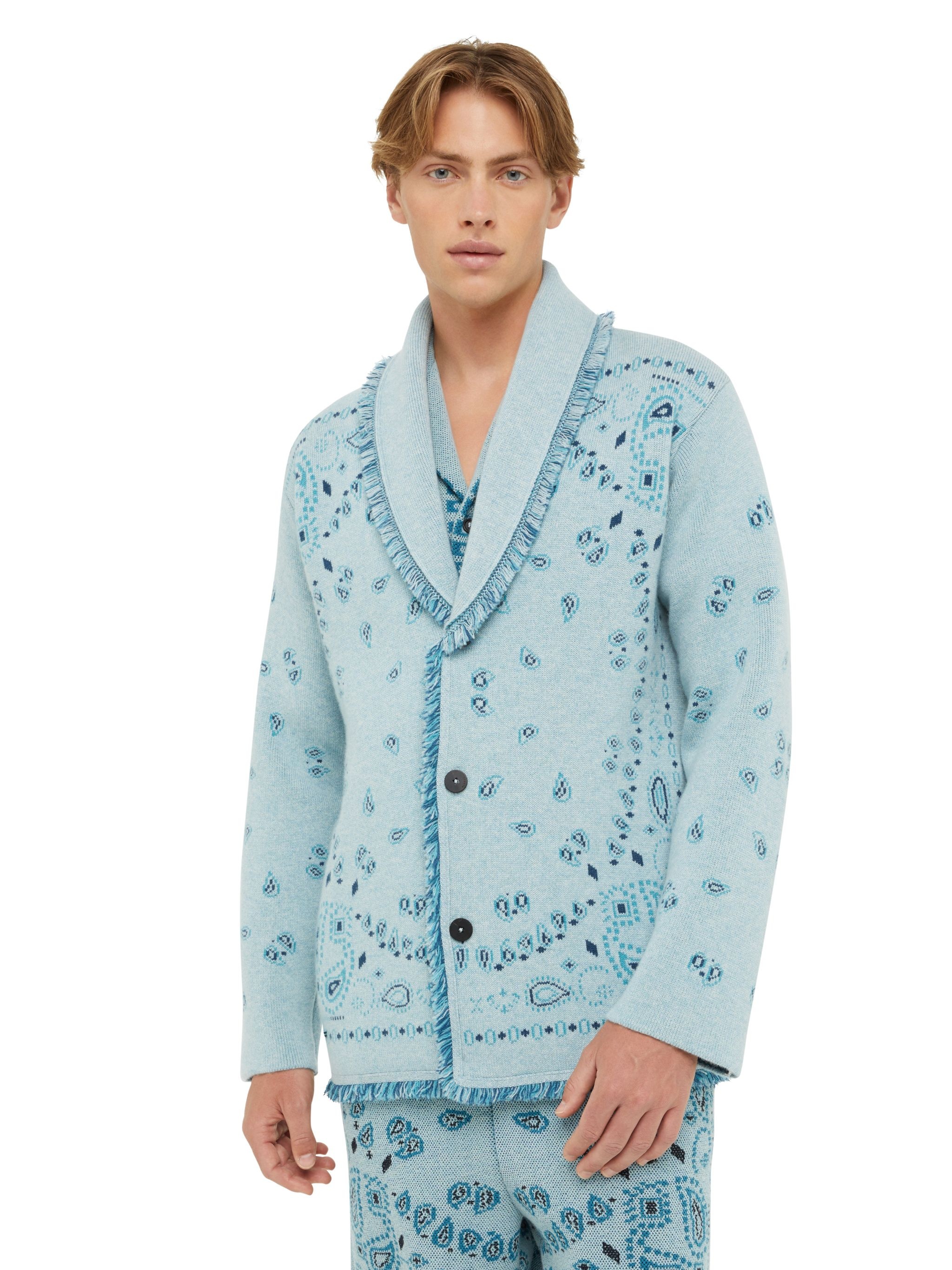 Bandana Jacquard Cardigan - 7