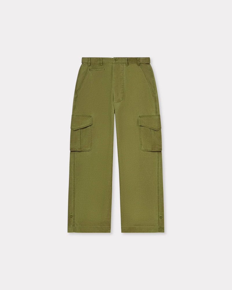 Adjustable cargo pants in cotton - 1