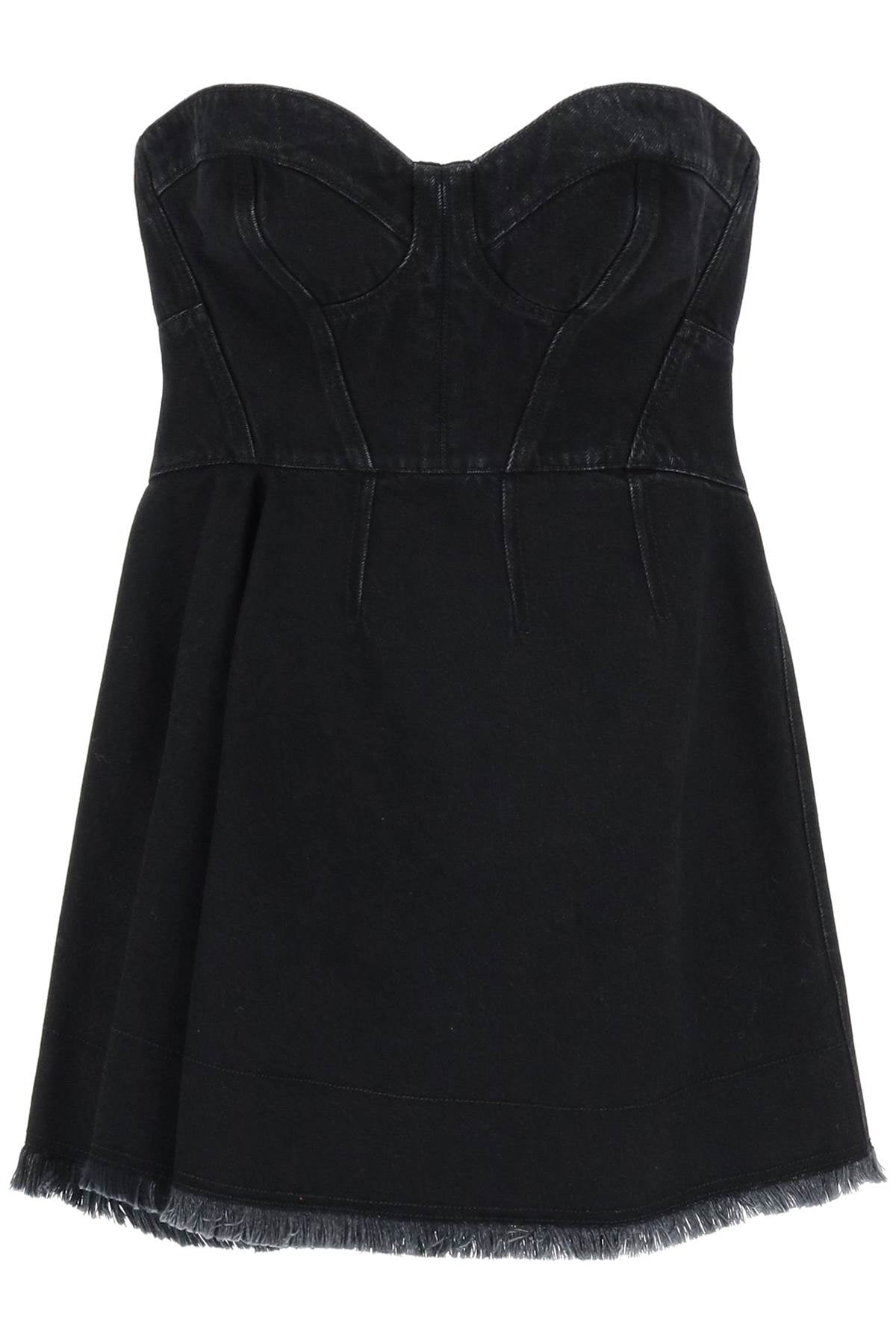 Alexander McQueen Alexander Mcqueen Denim Bustier Short