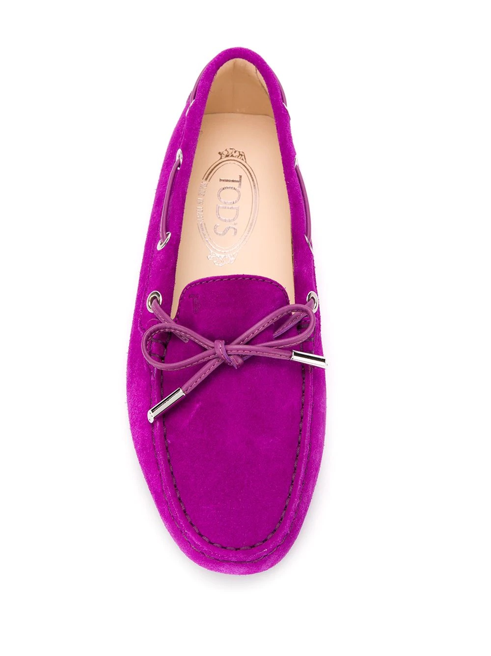 ridged sole loafers - 4