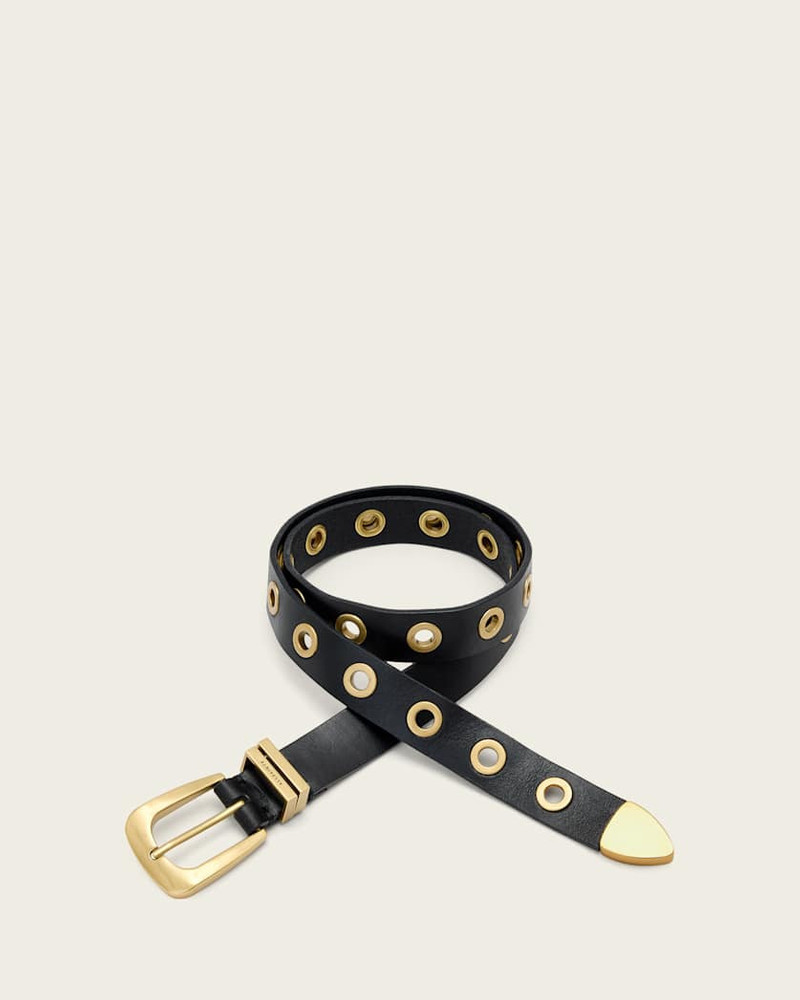 JULIA LEATHER EYELET BELT 1