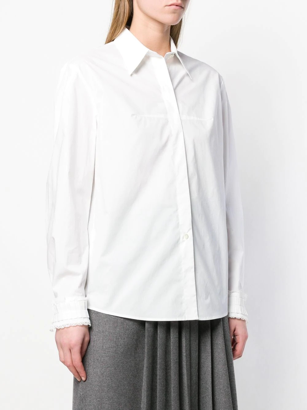 plain longsleeved shirt - 3