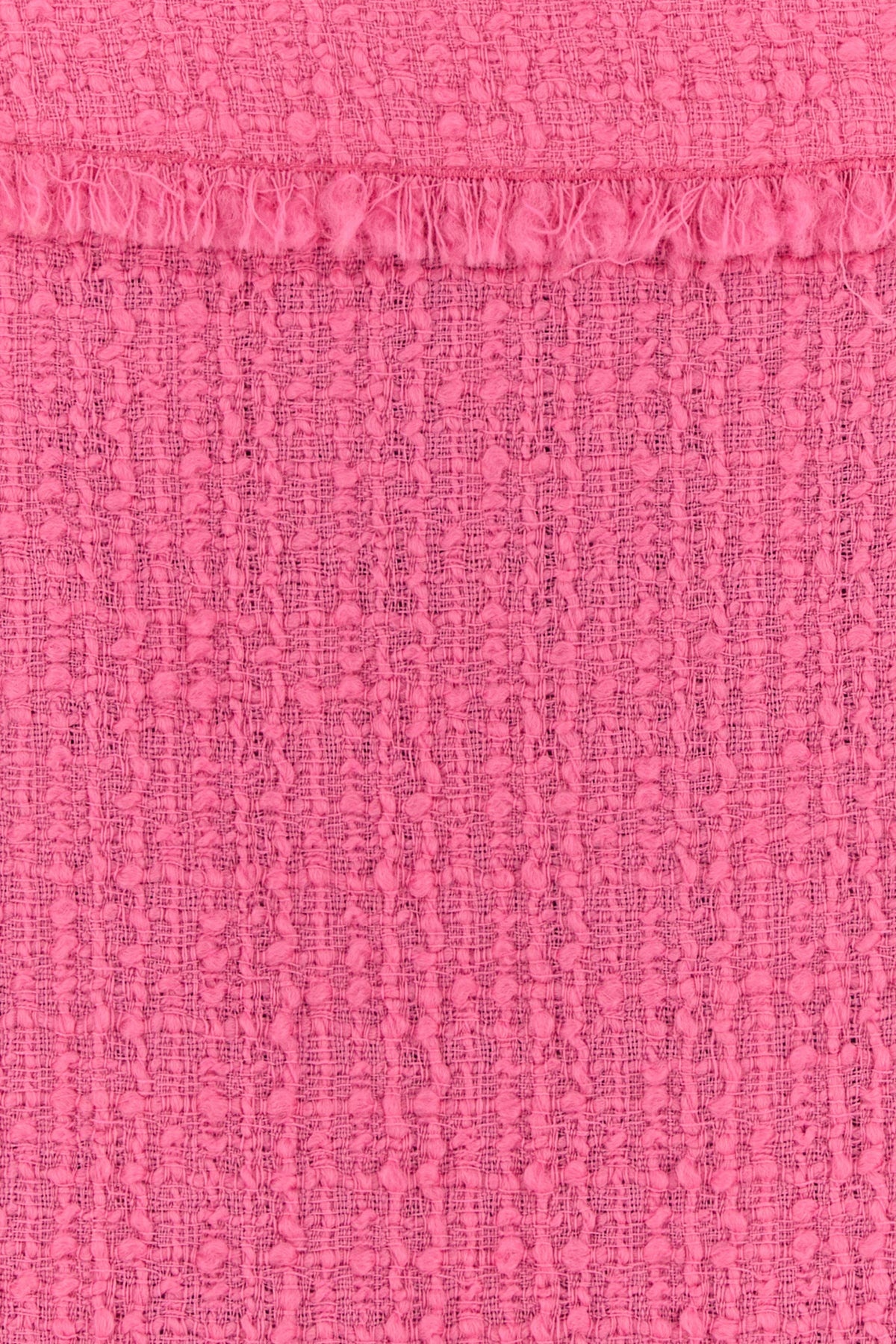 Fuchsia tweed mini skirt - 5