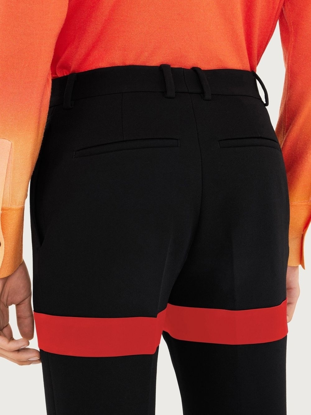 graphic-print tailored trousers - 5