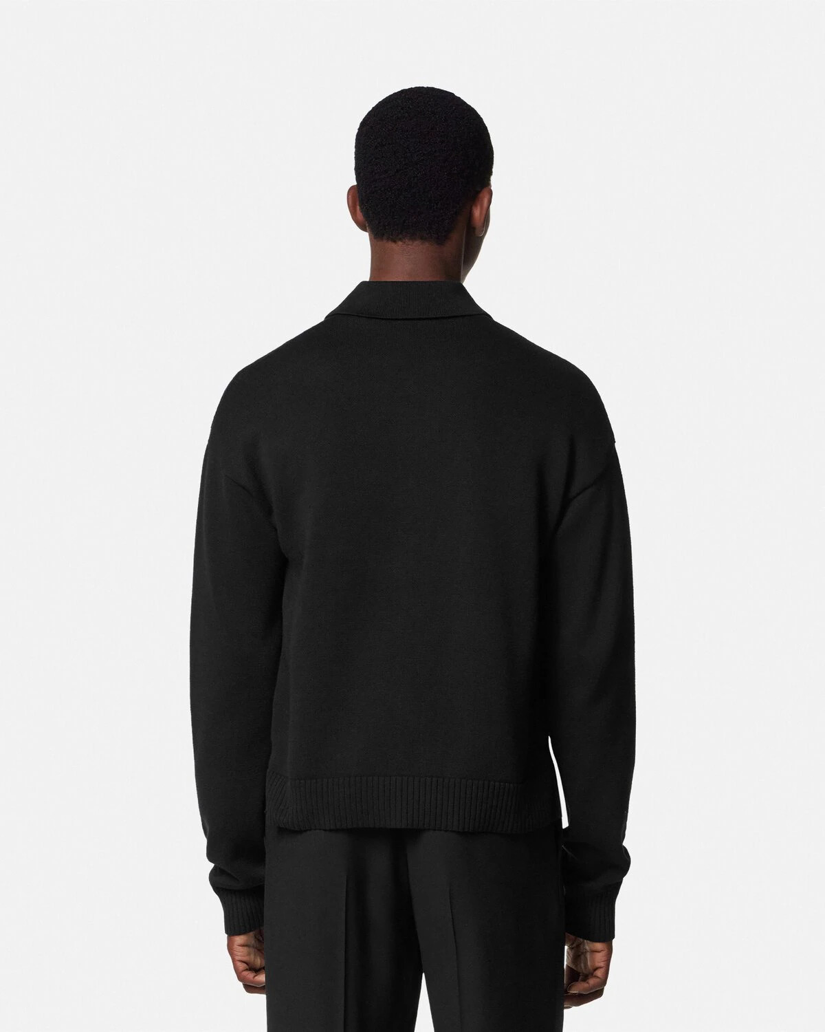 Cashmere-Blend Knit Polo Cardigan - 5