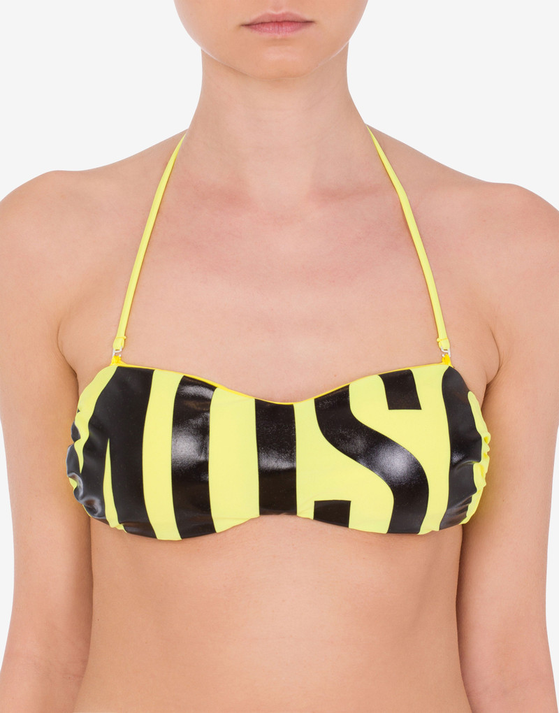 MAXI LOGO PRINT BIKINI TOP 4
