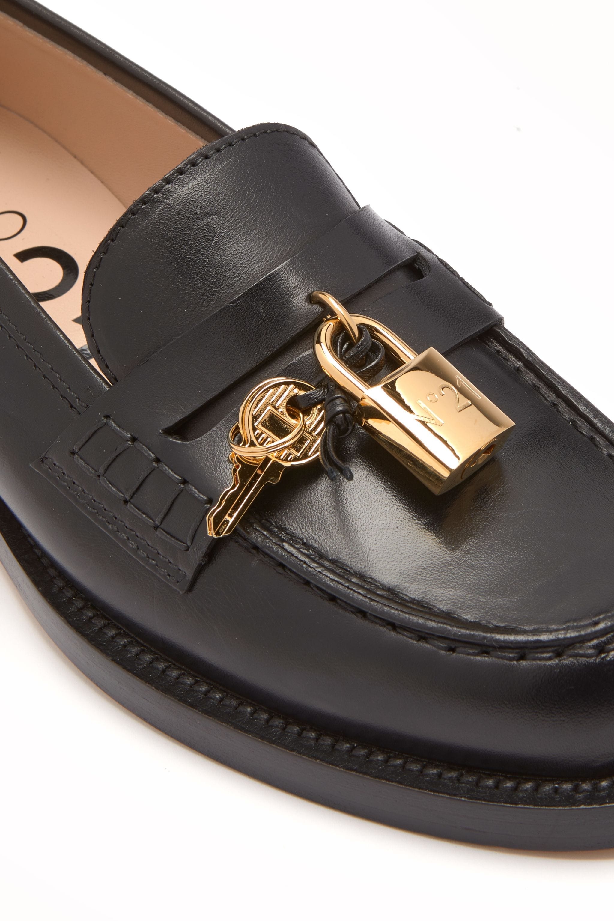 LOCK-EMBELLISHED LOAFERS - 5