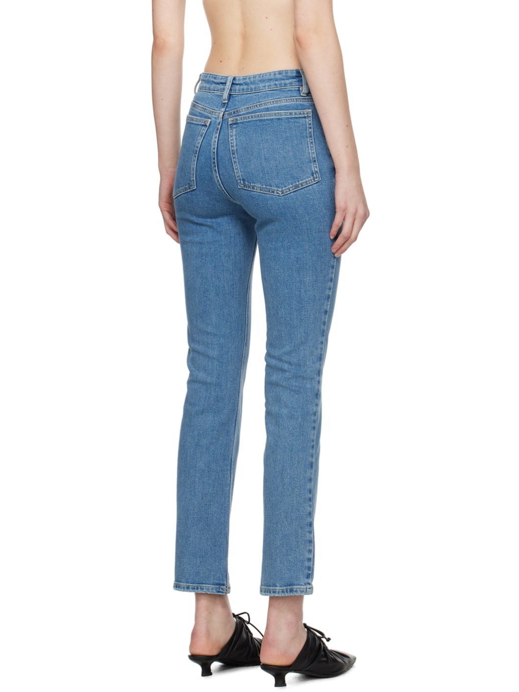 Blue Stellen Jeans - 3