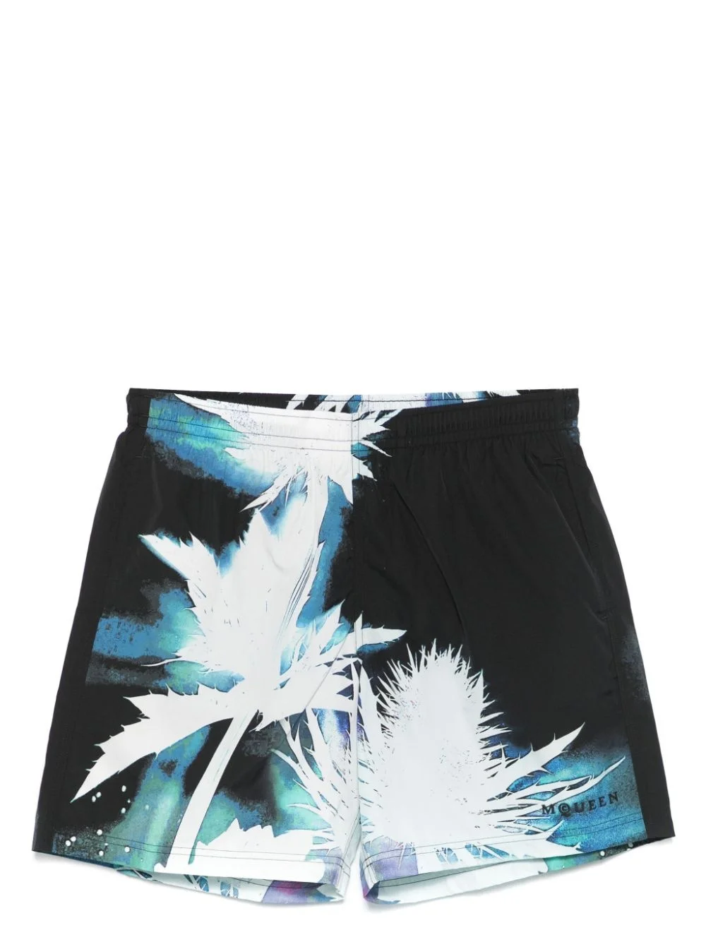 graphic-print swim shorts - 1