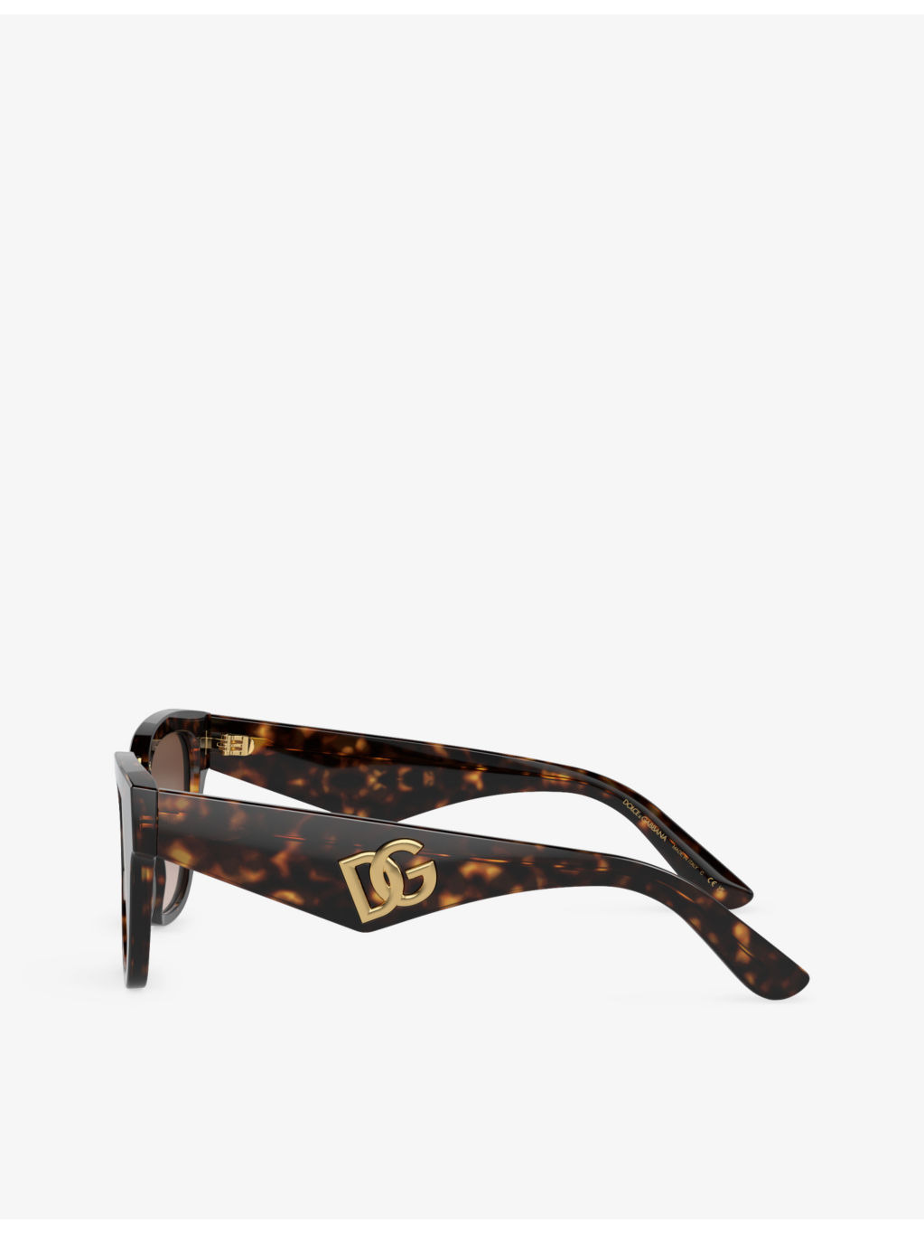 DG4437 Square-Frame Tortoiseshell Acetate Sunglasses - 3