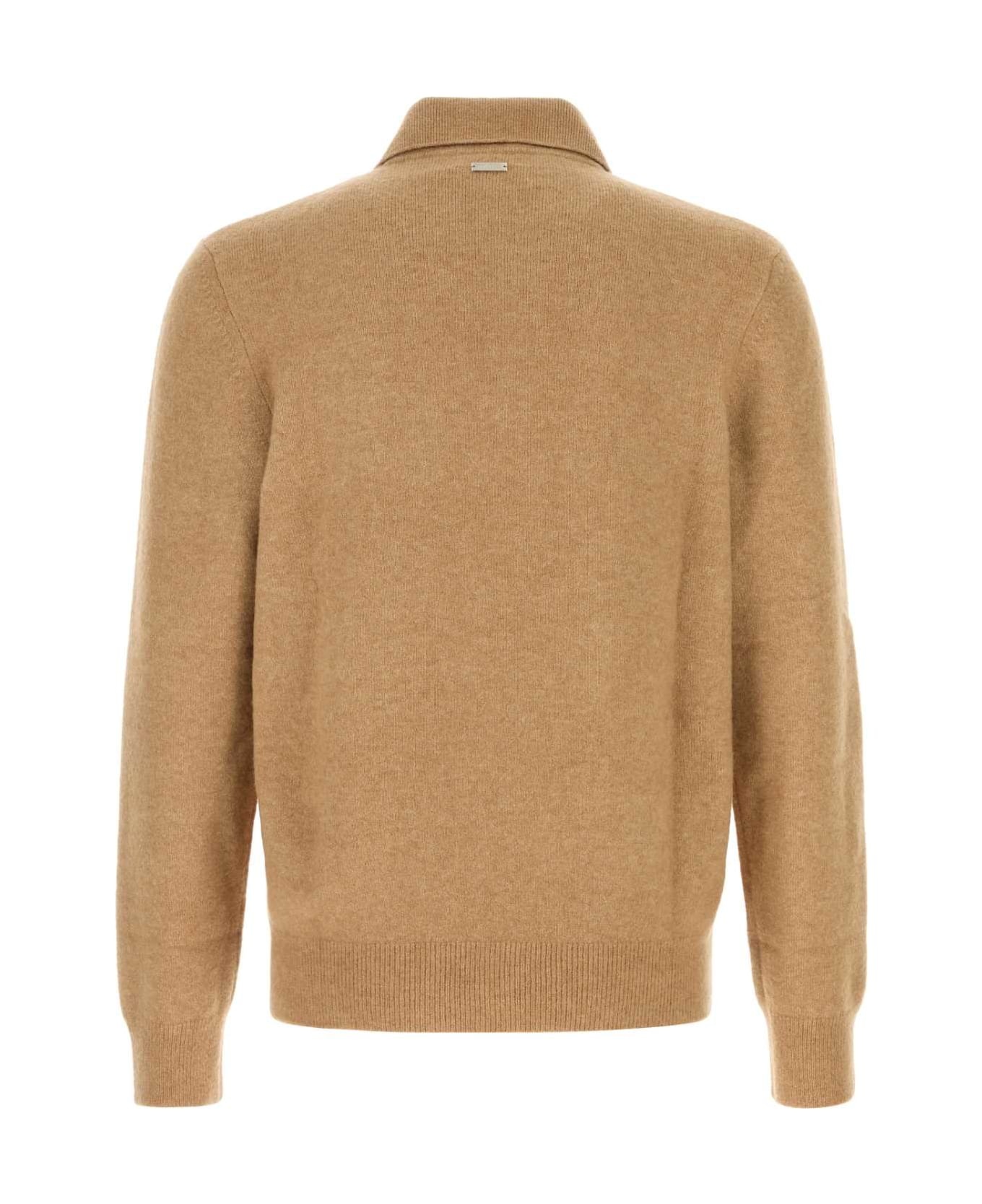 Stretch Camel Blend Polo Shirt - 2