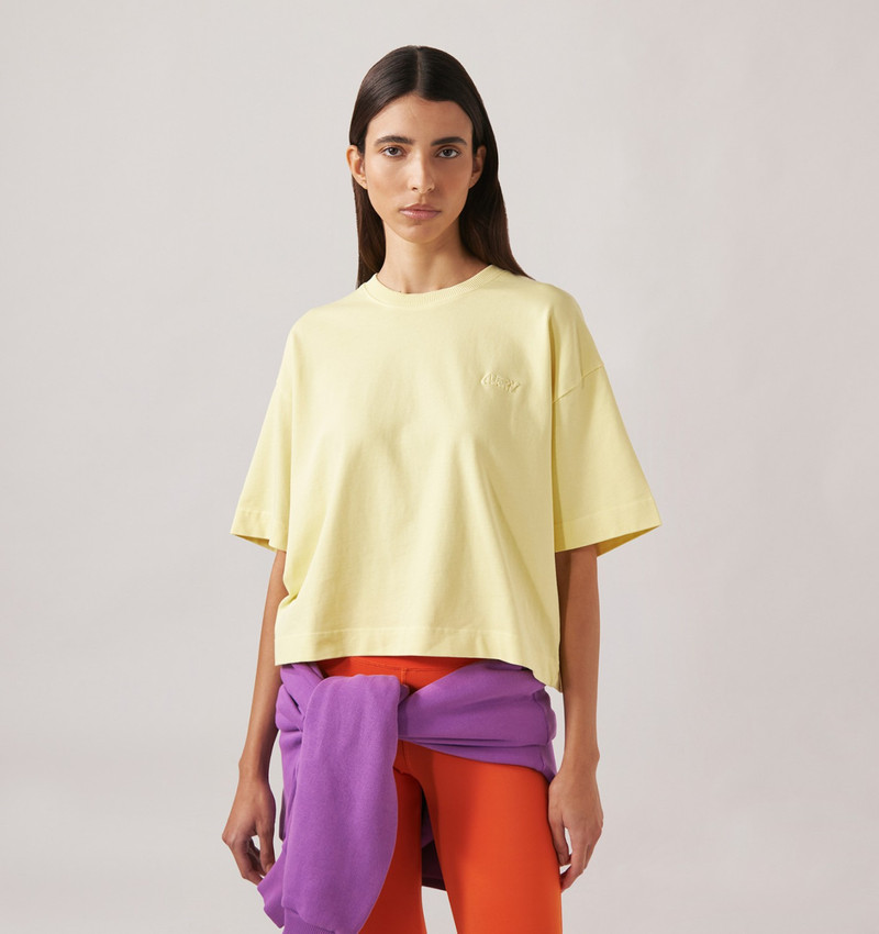 AUTRY TONAL LOGO BOXY TEE WOMAN outlook