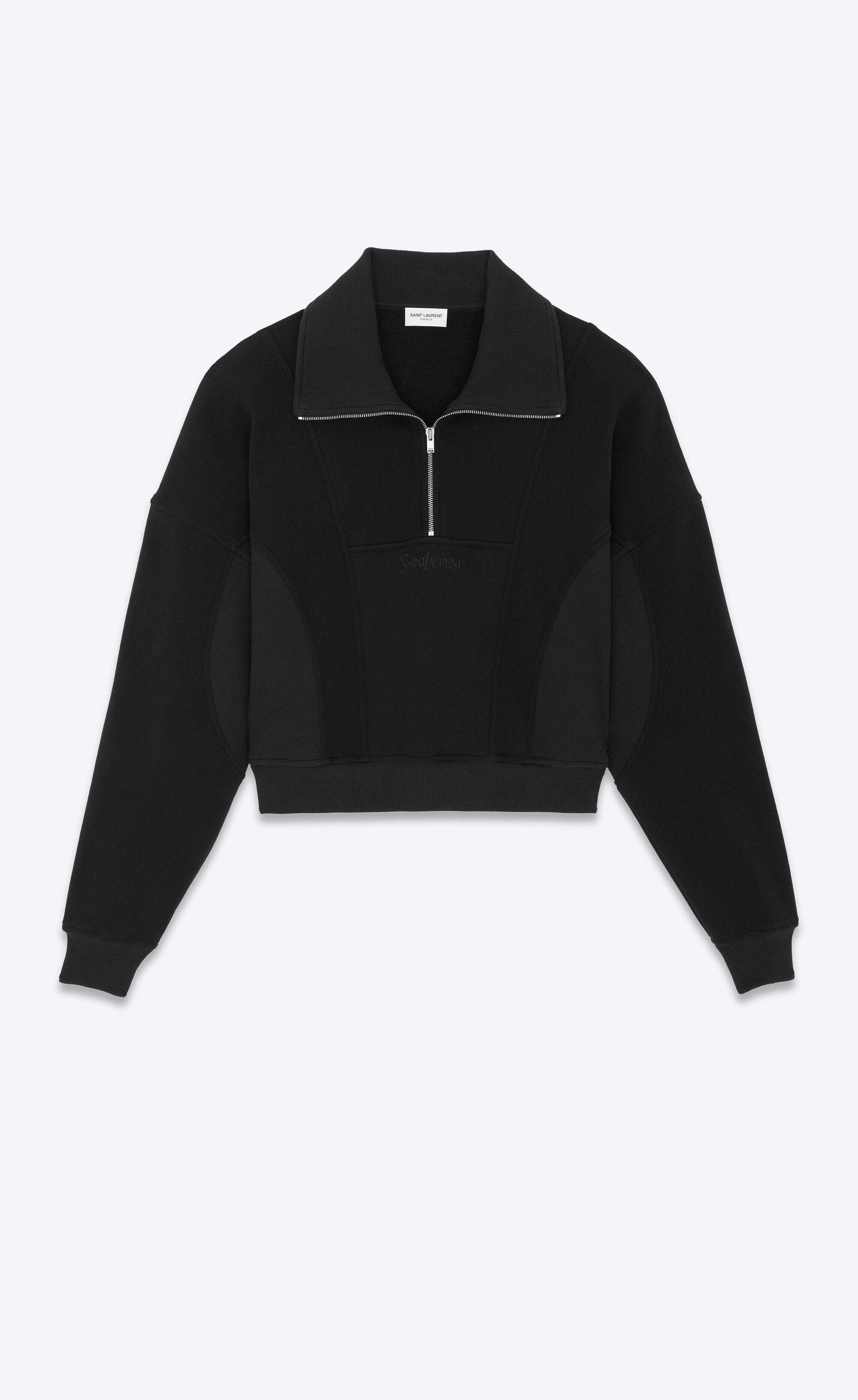 saint laurent embroidered sweatshirt - 1