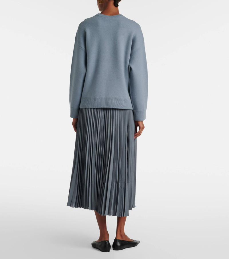 Wool, cotton and cashmere-blend sweater 3