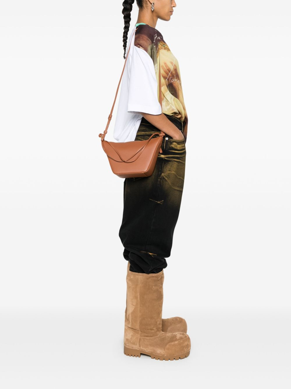 mini Hammock leather shoulder bag - 2