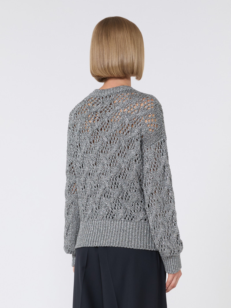 PILADE Diamond-patterned cordonnet sweater 4