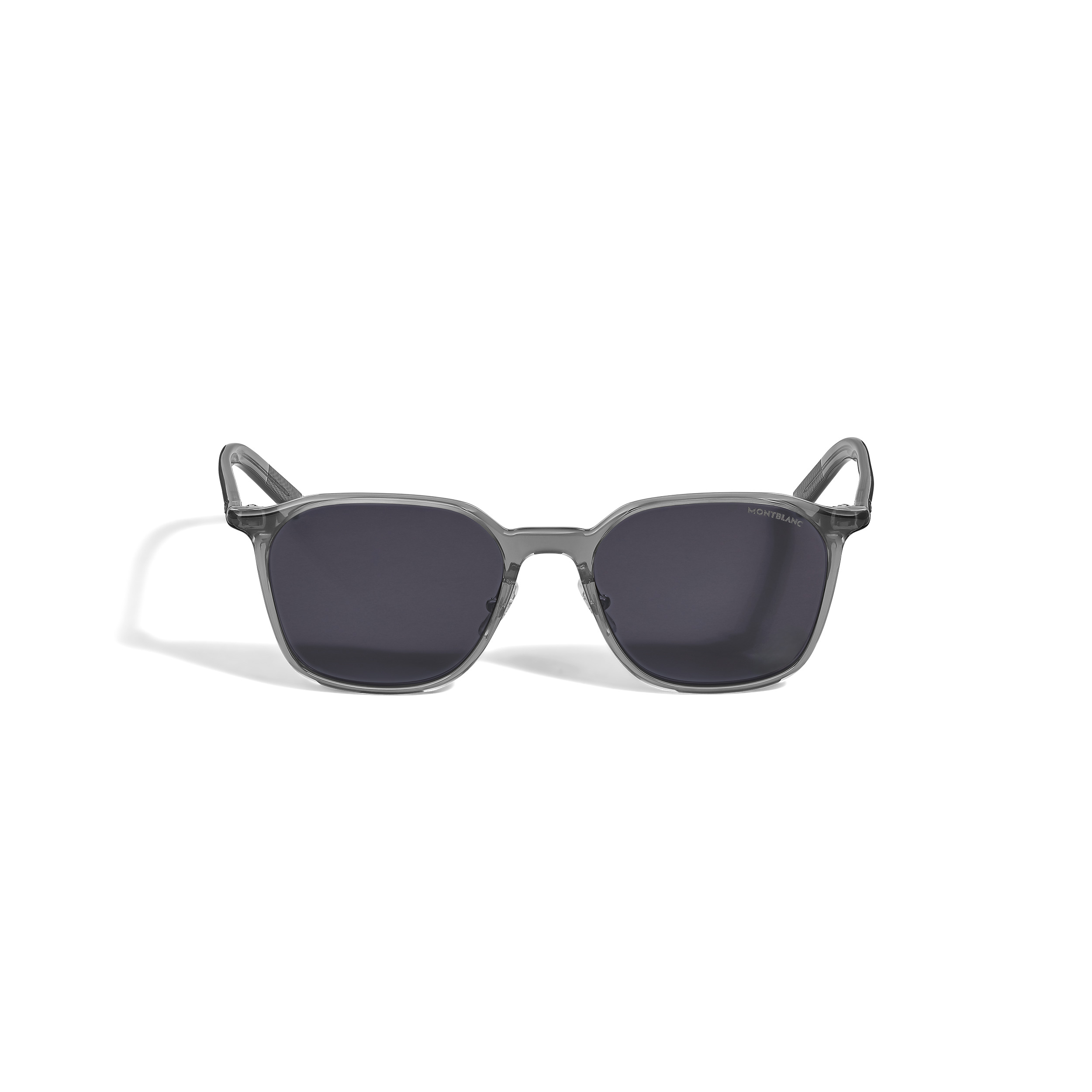 OVAL ACETATE GREY FRAME SUNGLASSES - 1