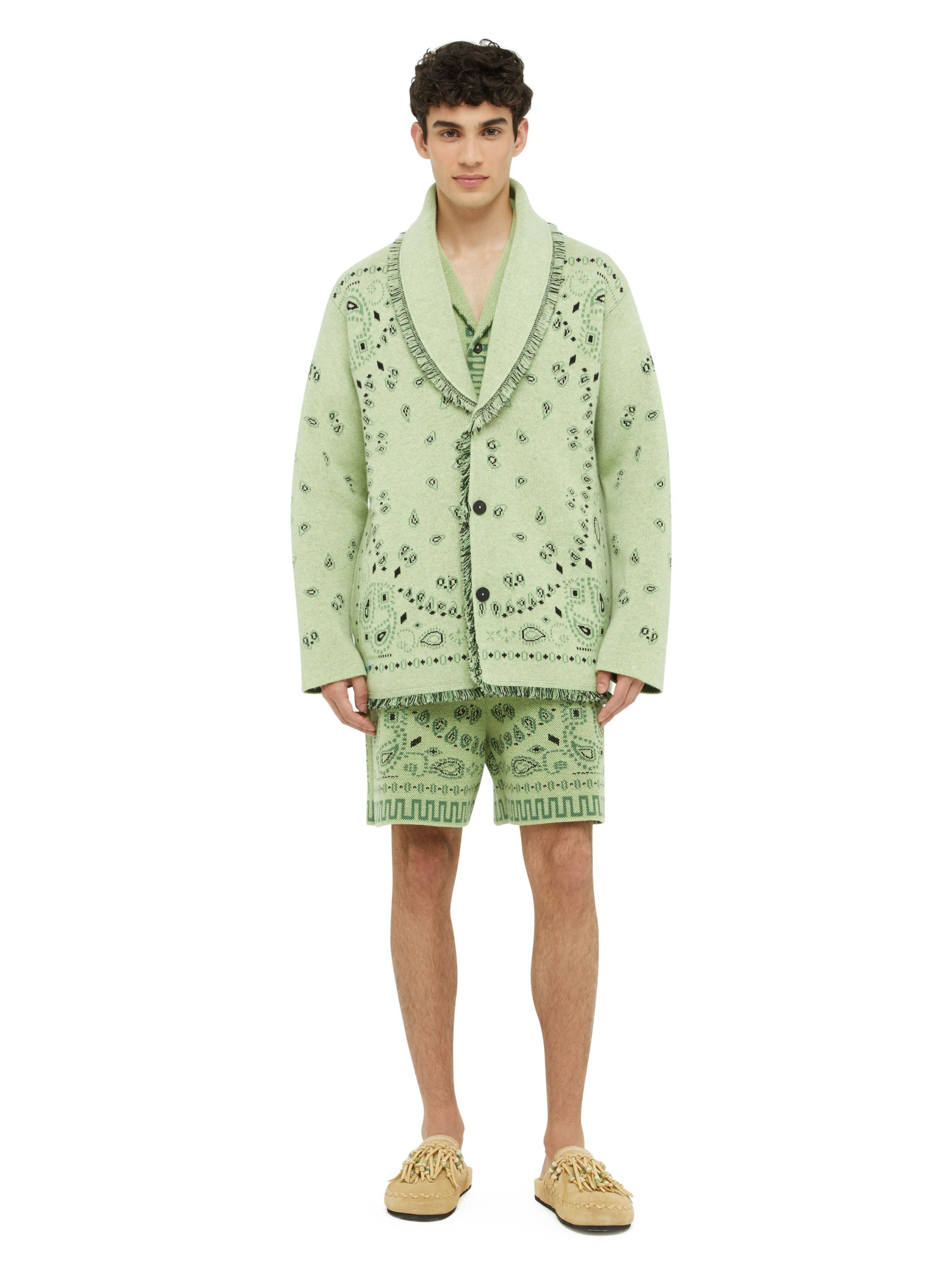 Bandana Jacquard Cardigan - 4