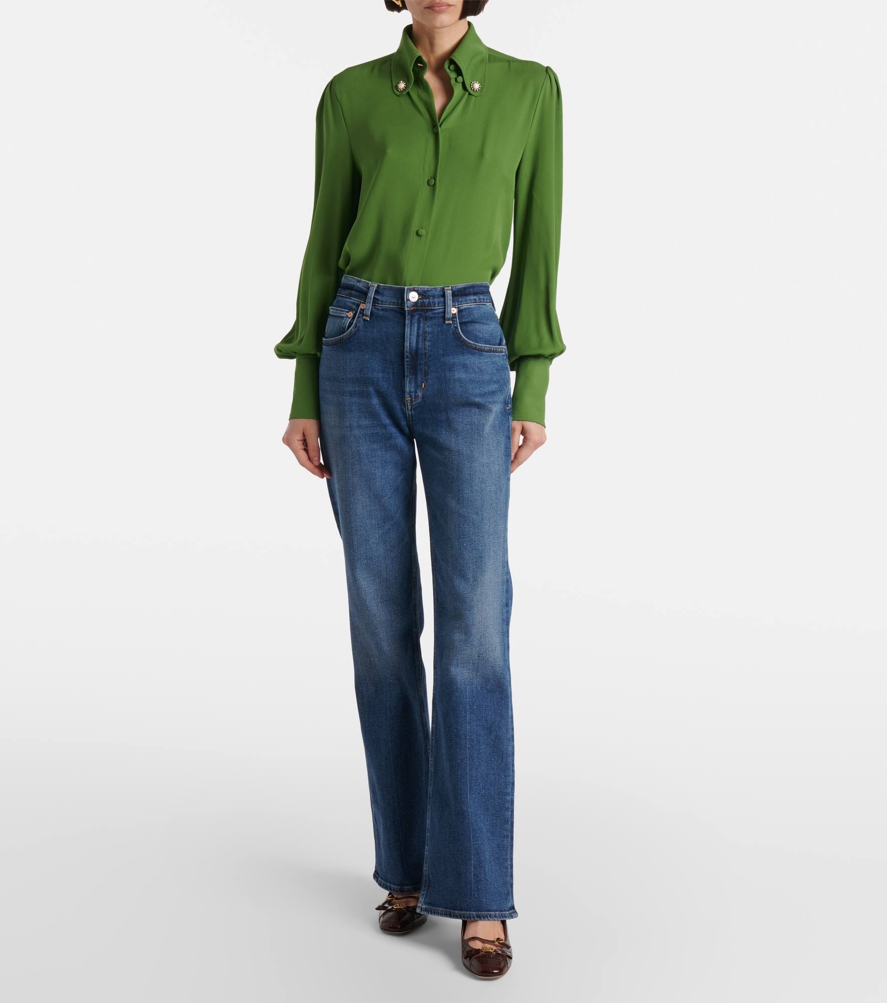 Vidia mid-rise bootcut jeans - 7